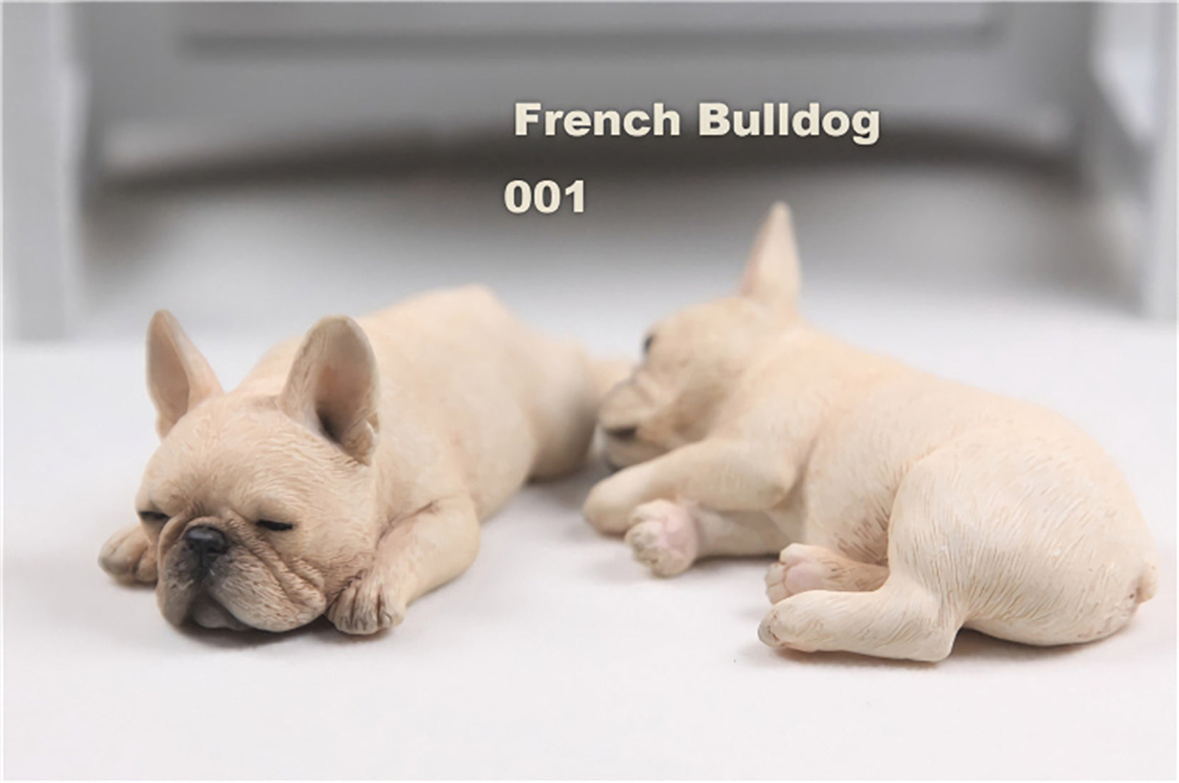 JXK 2pcs/Set French Bulldog Model