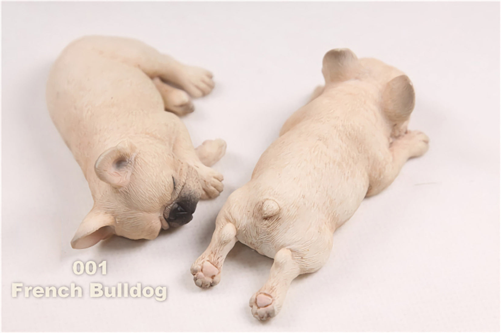 JXK 2pcs/Set French Bulldog Model