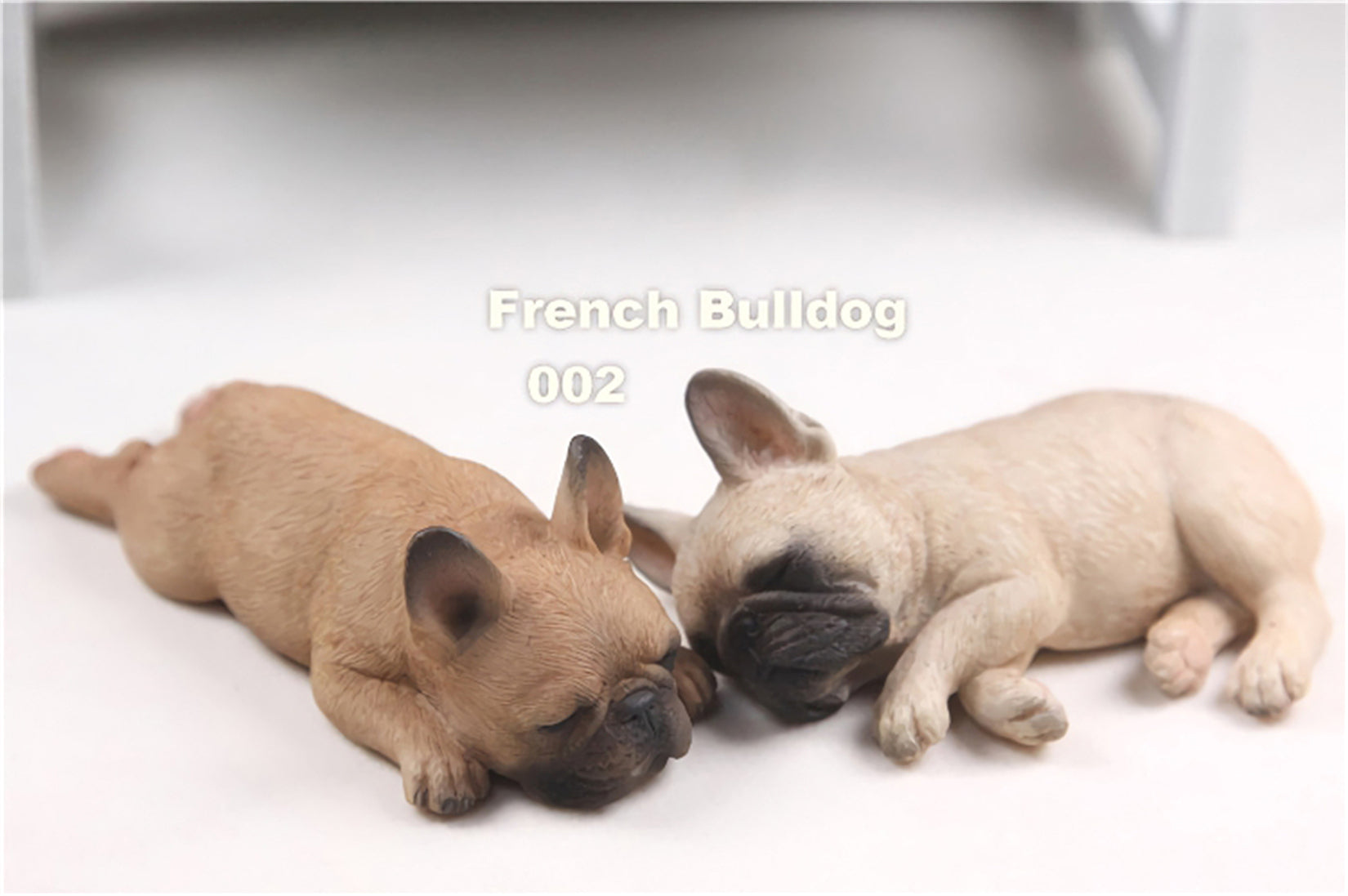JXK 2pcs/Set French Bulldog Model