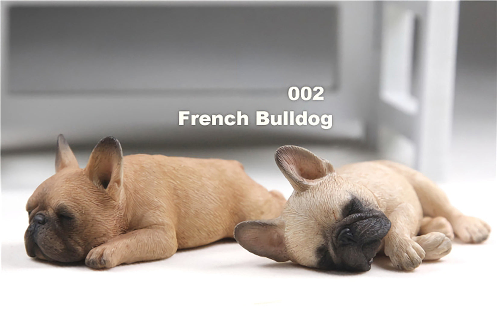 JXK 2pcs/Set French Bulldog Model