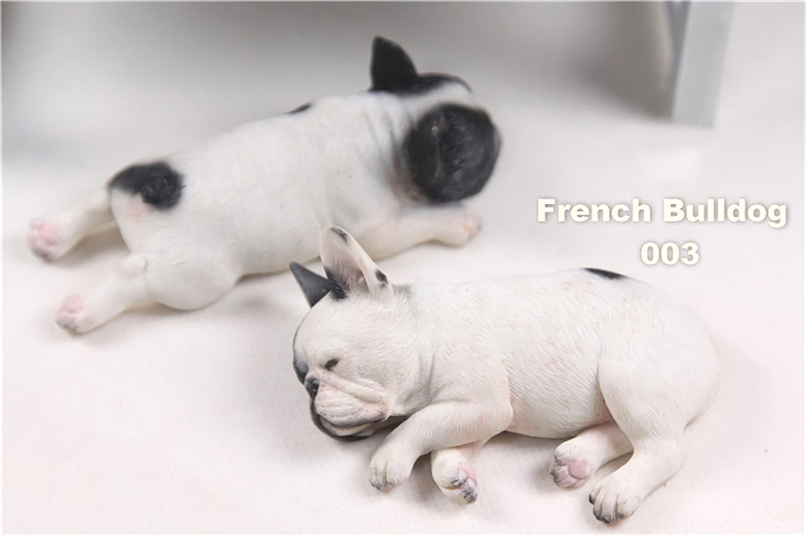 JXK 2pcs/Set French Bulldog Model