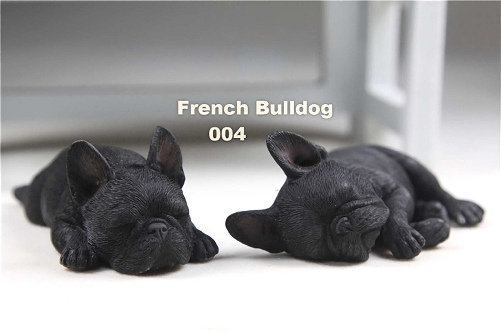 JXK 2pcs/Set French Bulldog Model