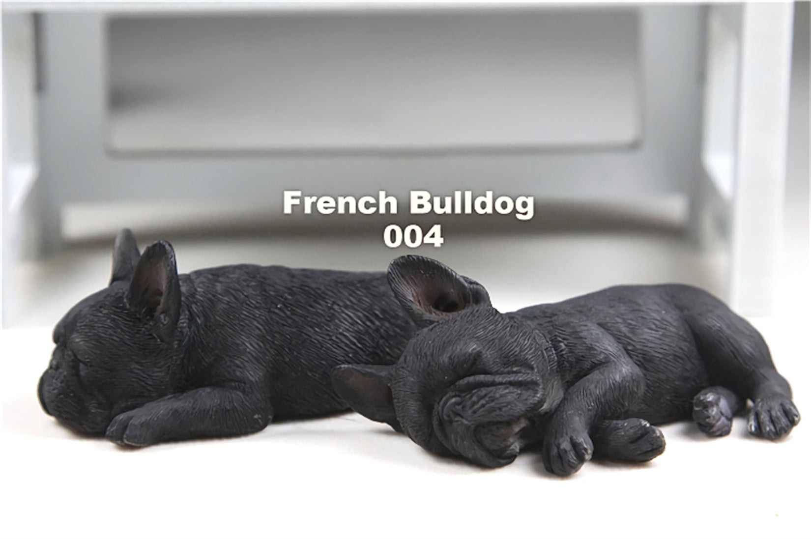 JXK 2pcs/Set French Bulldog Model