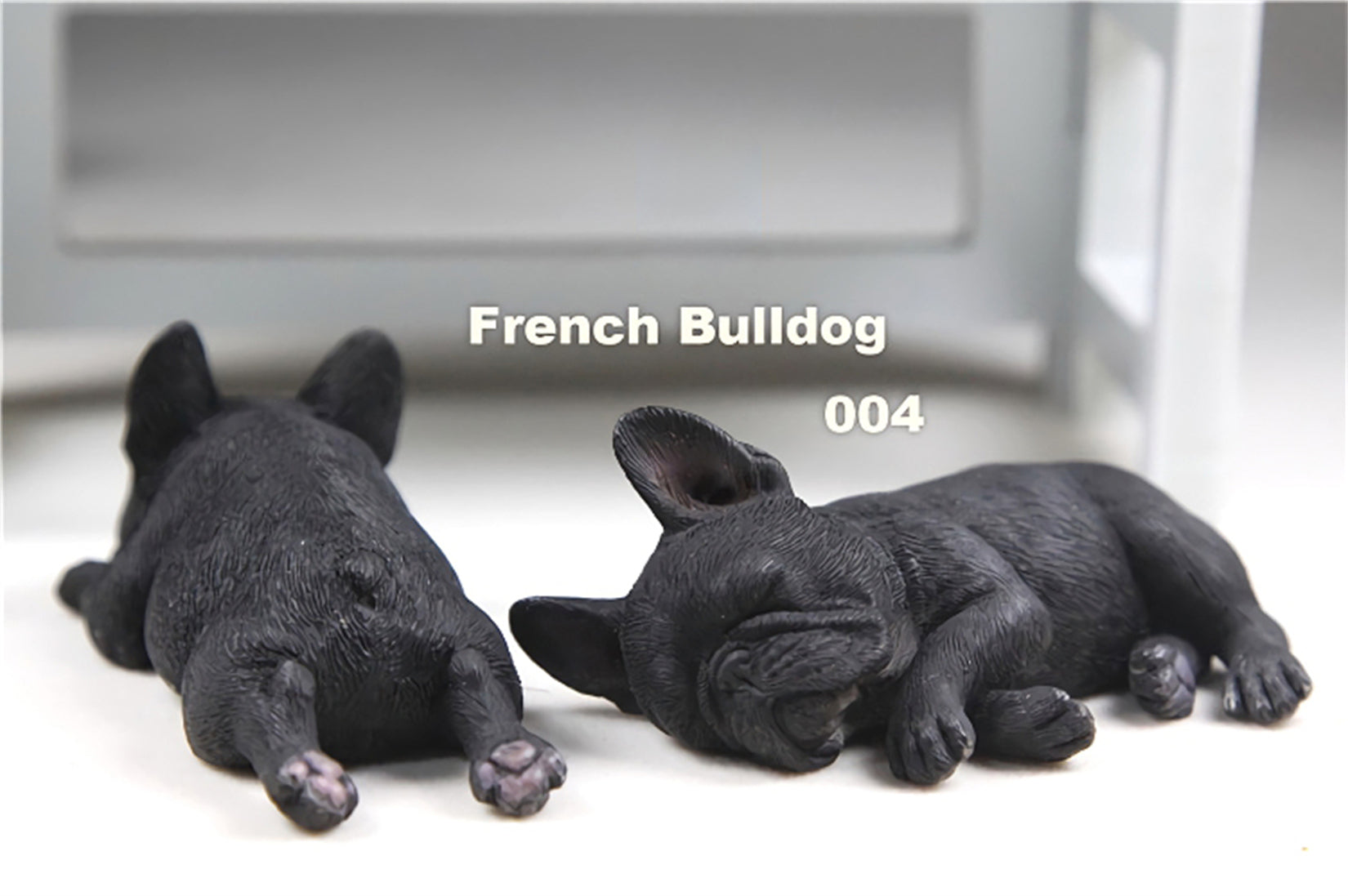 JXK 2pcs/Set French Bulldog Model