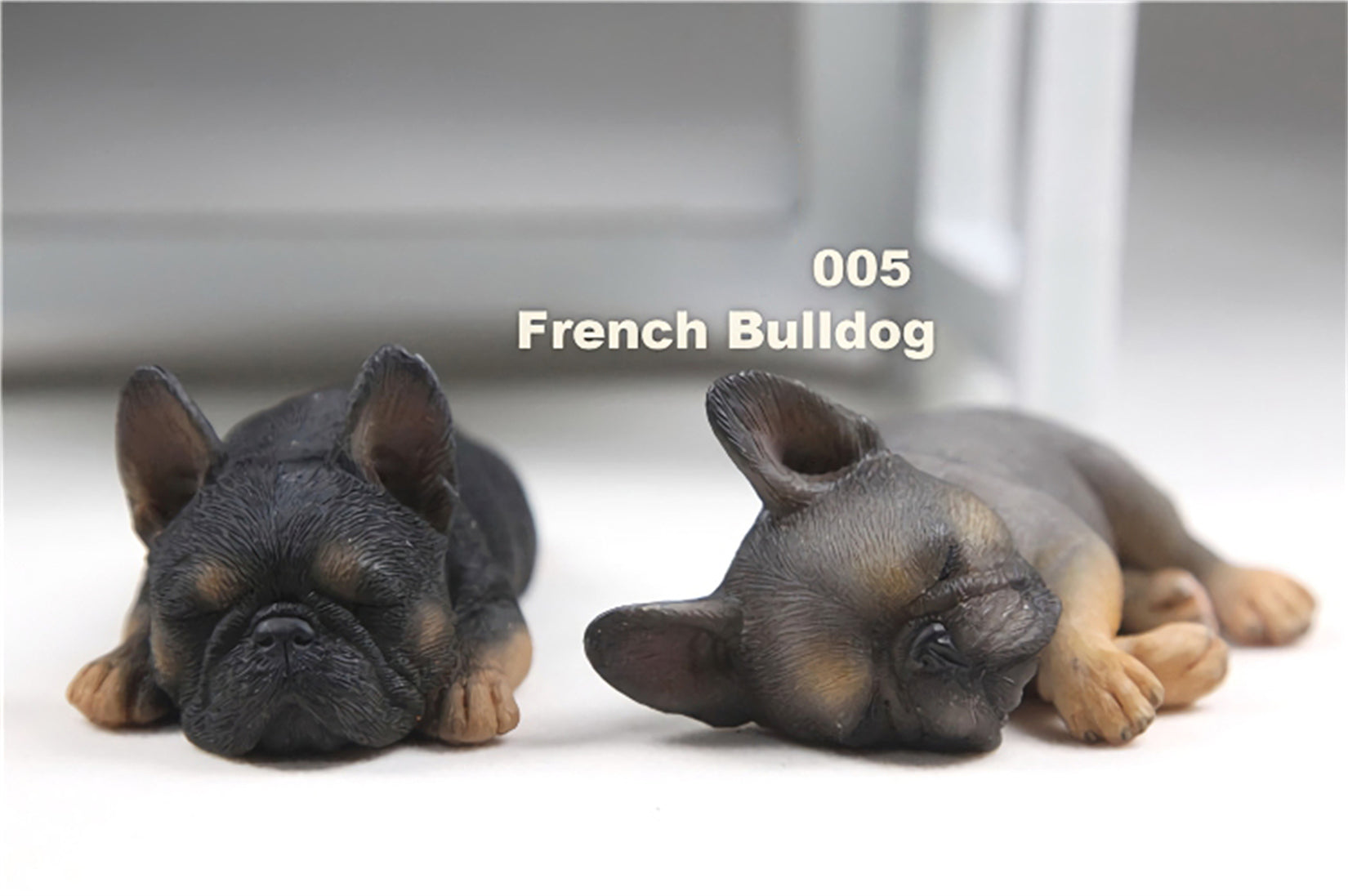 JXK 2pcs/Set French Bulldog Model