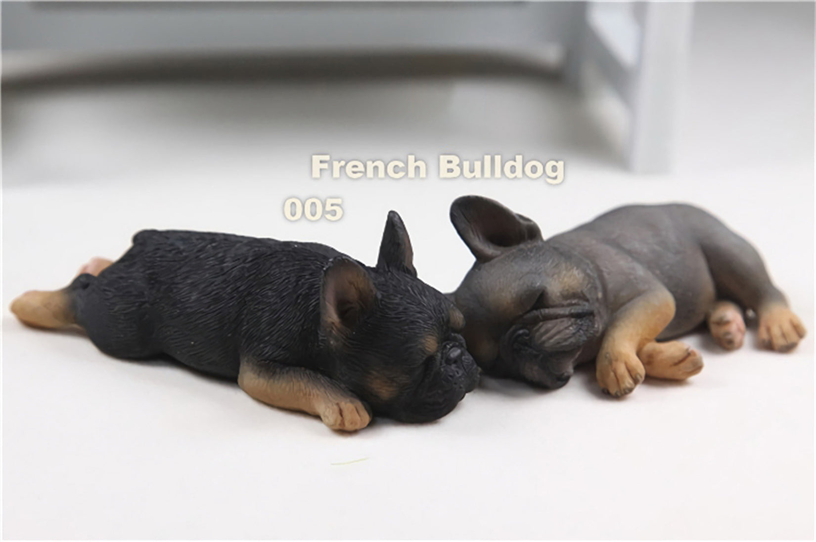 JXK 2pcs/Set French Bulldog Model