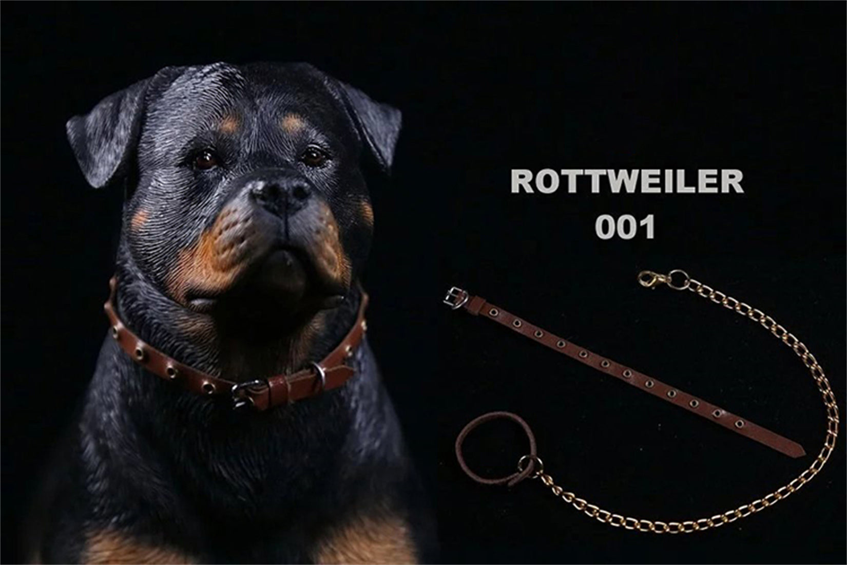 1/6 Rottweiler Loyal Dog Figure