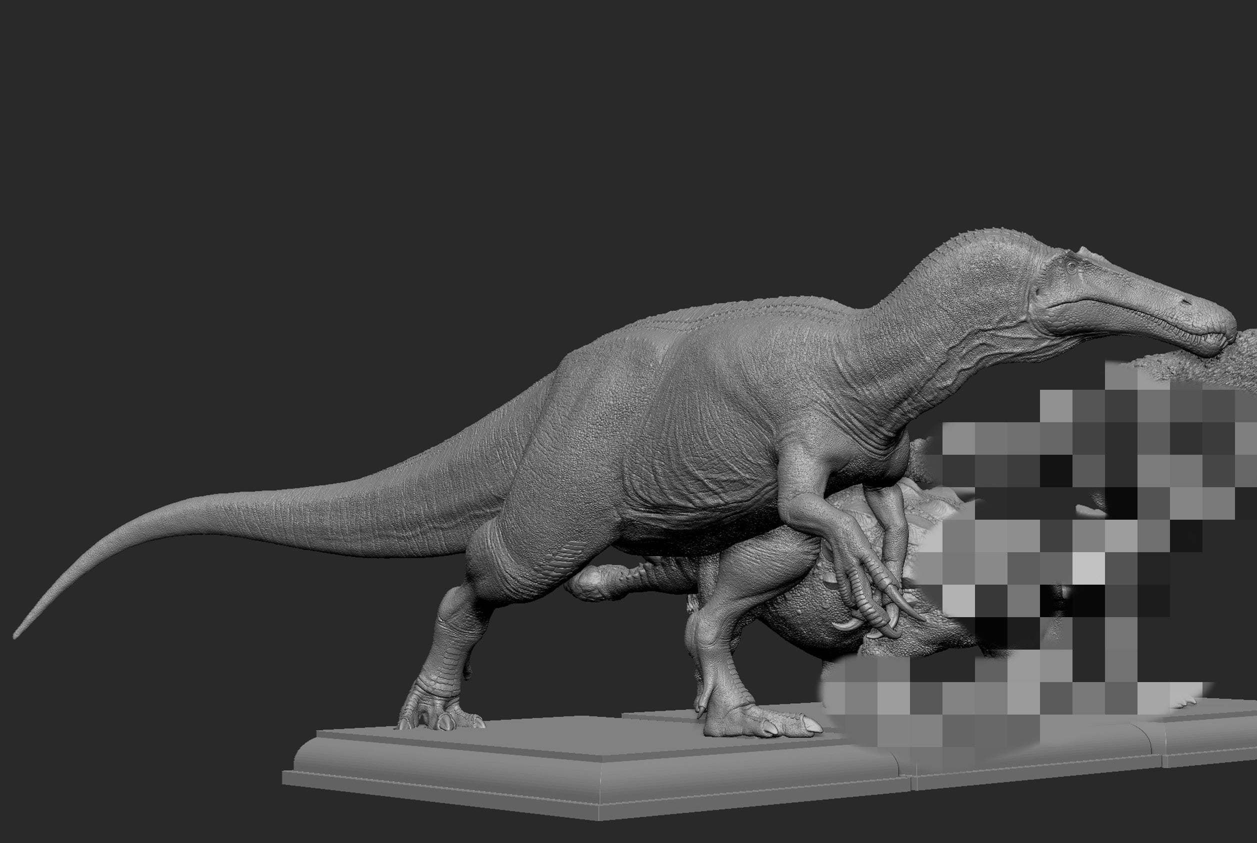 SHOWANNA 1:64 Scale Sauroposeidon Yutyrannus Ankylosaurus Baryonyx Model