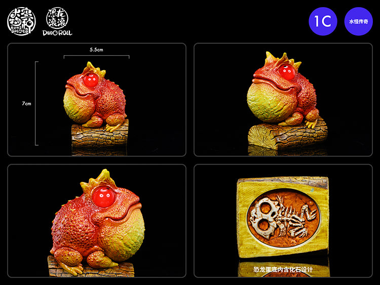 Dino Roll Water Monster Legend Series 01 Model