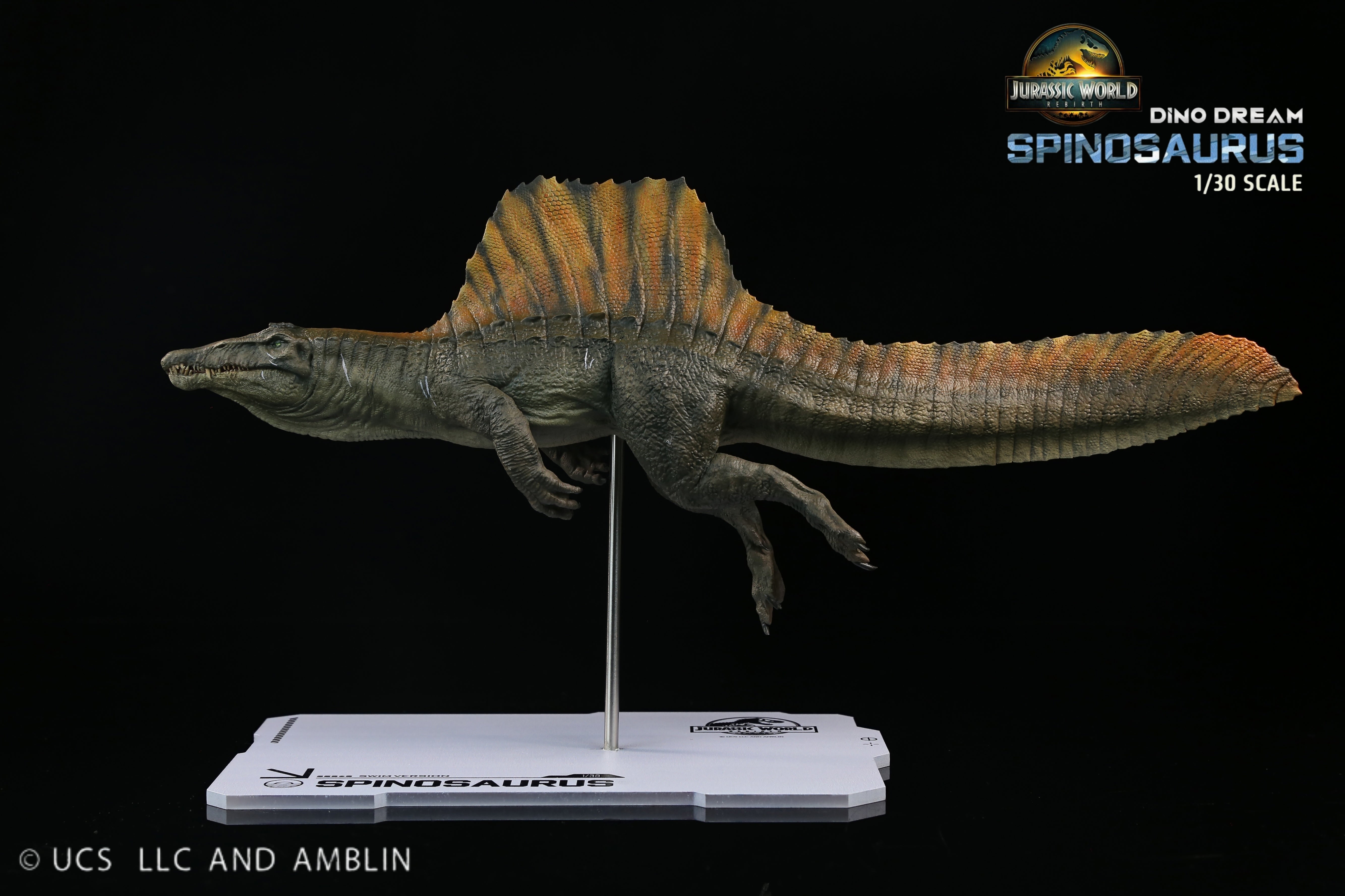 DINO DREAM 1:30 Scale Spinosaurus Swim Version Model