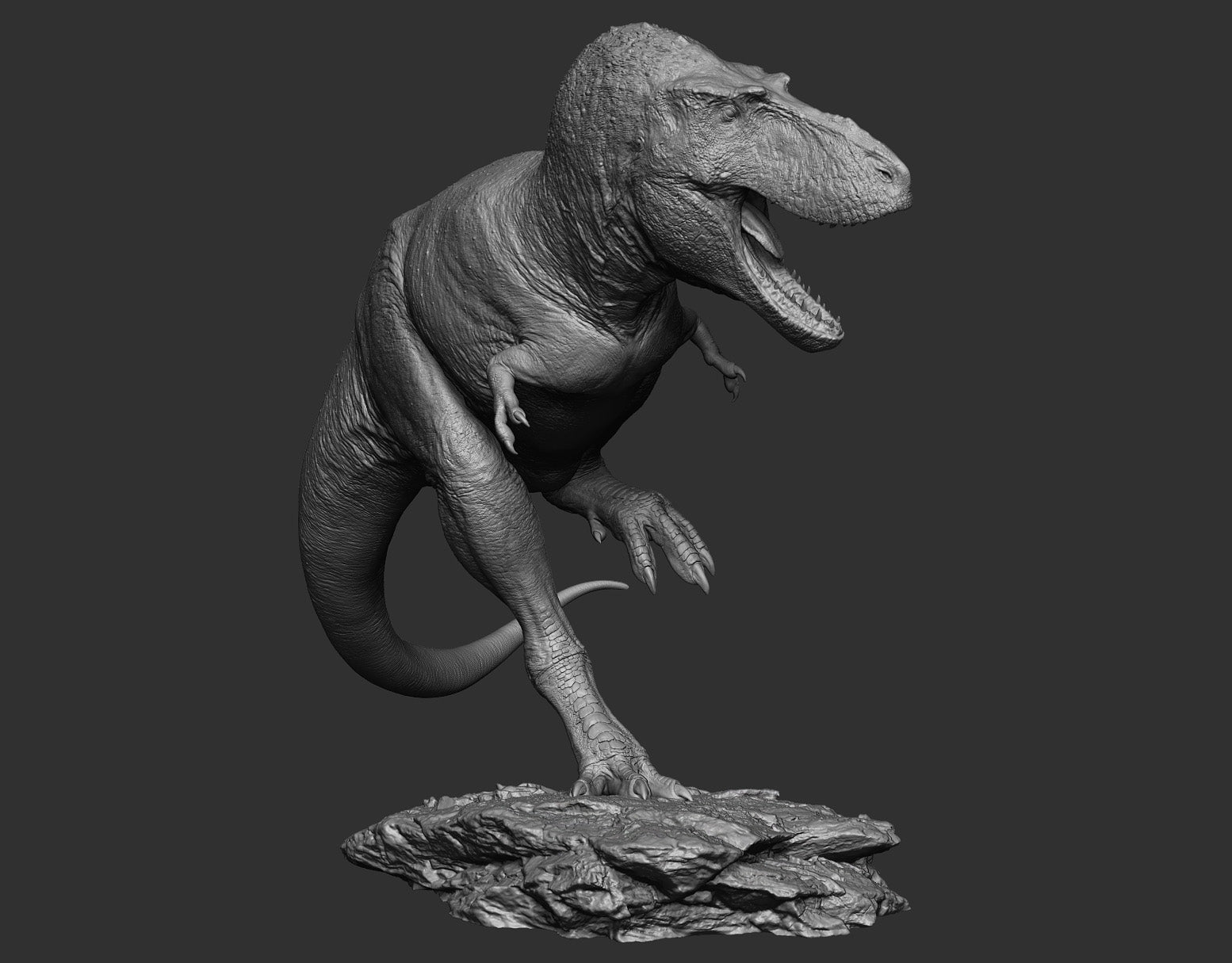 SHOWANNA 1/15 Scale Albertosaurus Eotriceratops Model