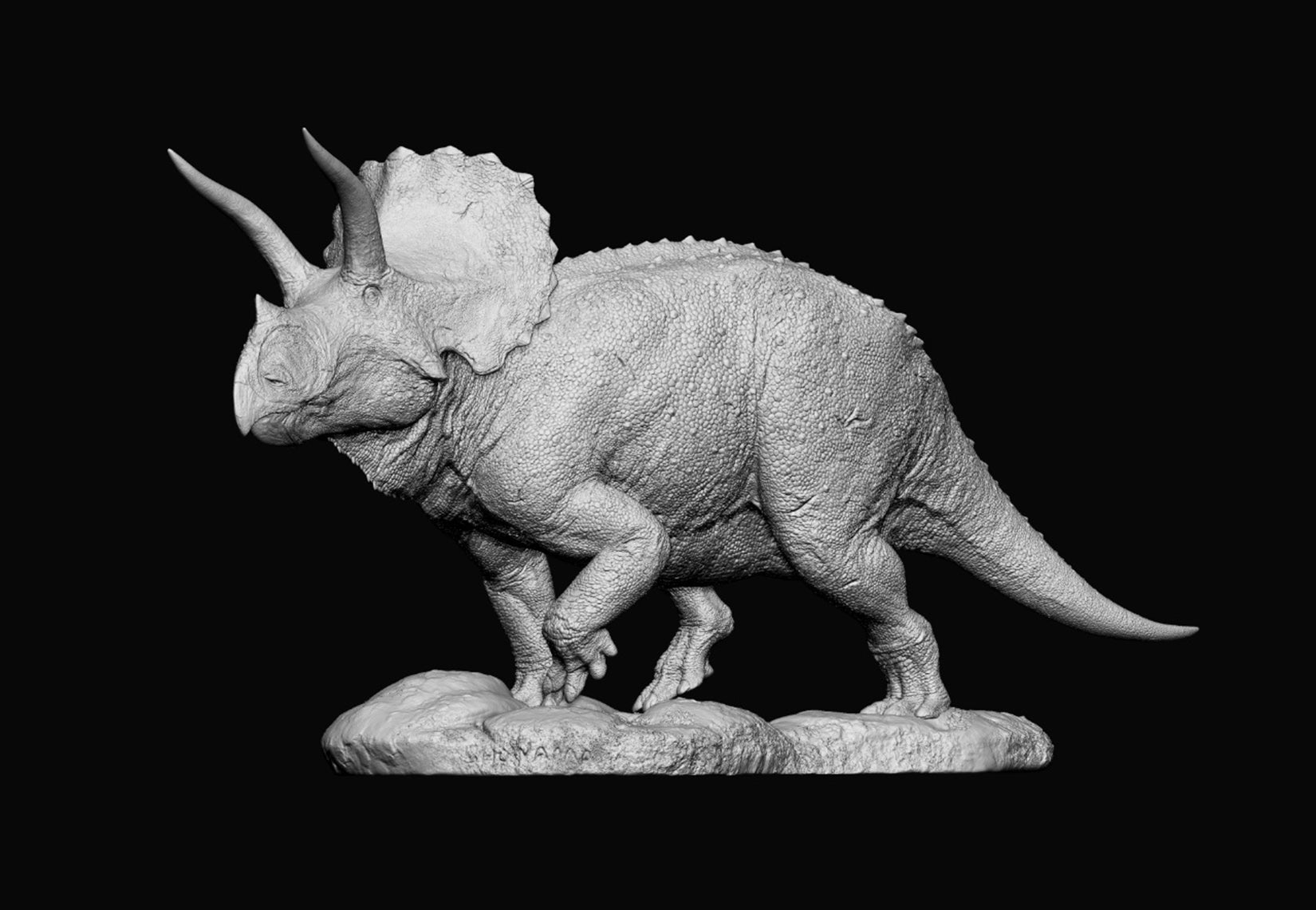 SHOWANNA 1/35 Scale Eotriceratops Model