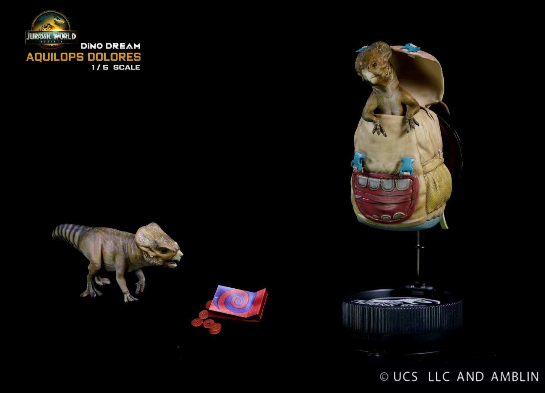 DINO DREAM 1:5 Scale Aquilops Dolores Model