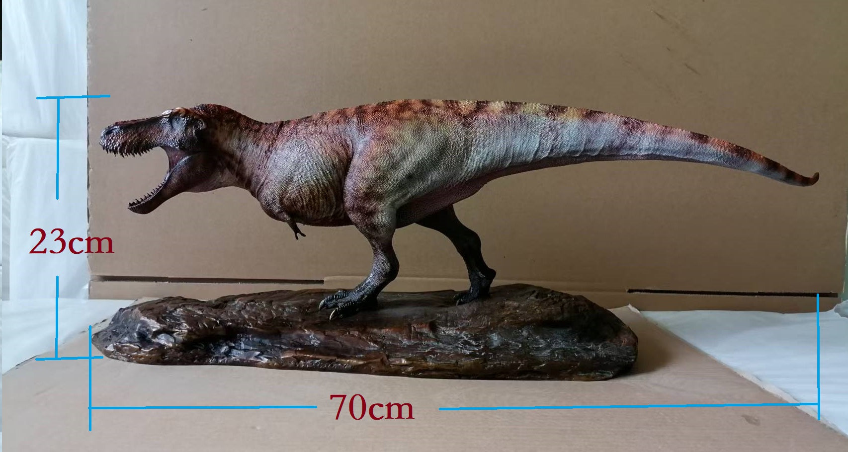 HAOLONGGOOD 1:20 Scale Tyrannosaurus Rex Triceratops Bronze Model