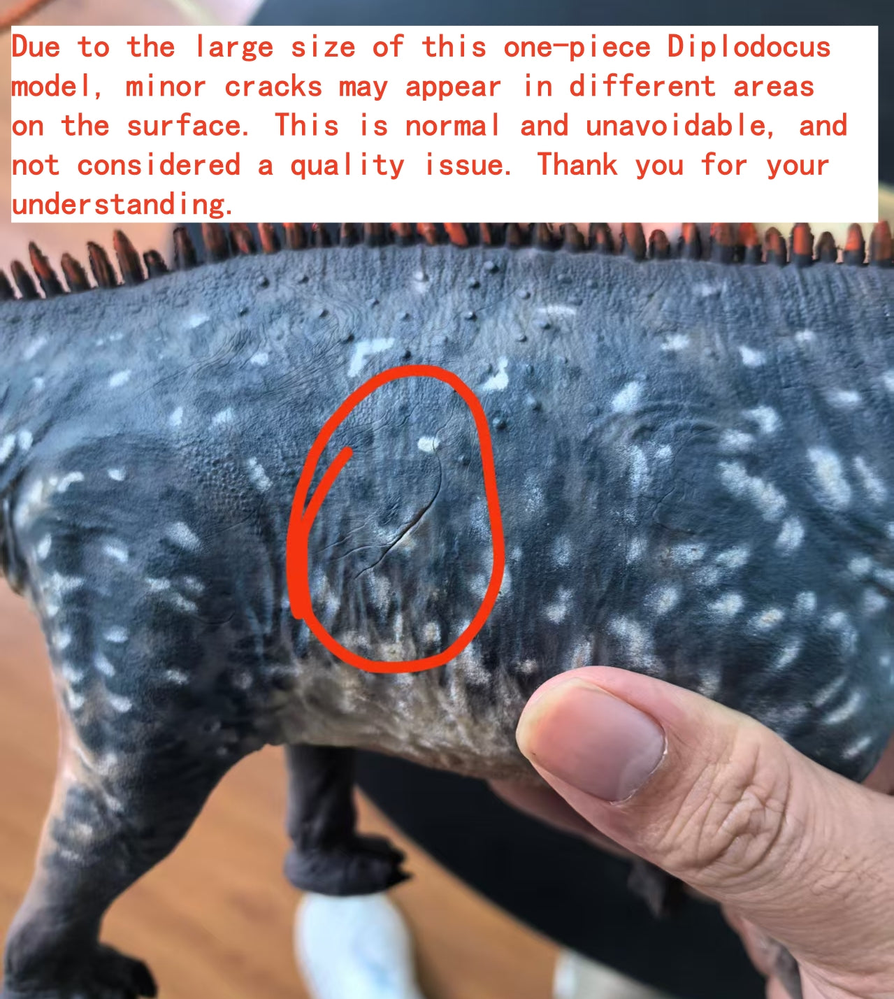 HAOLONGGOOD 1:35 Scale Diplodocus Model