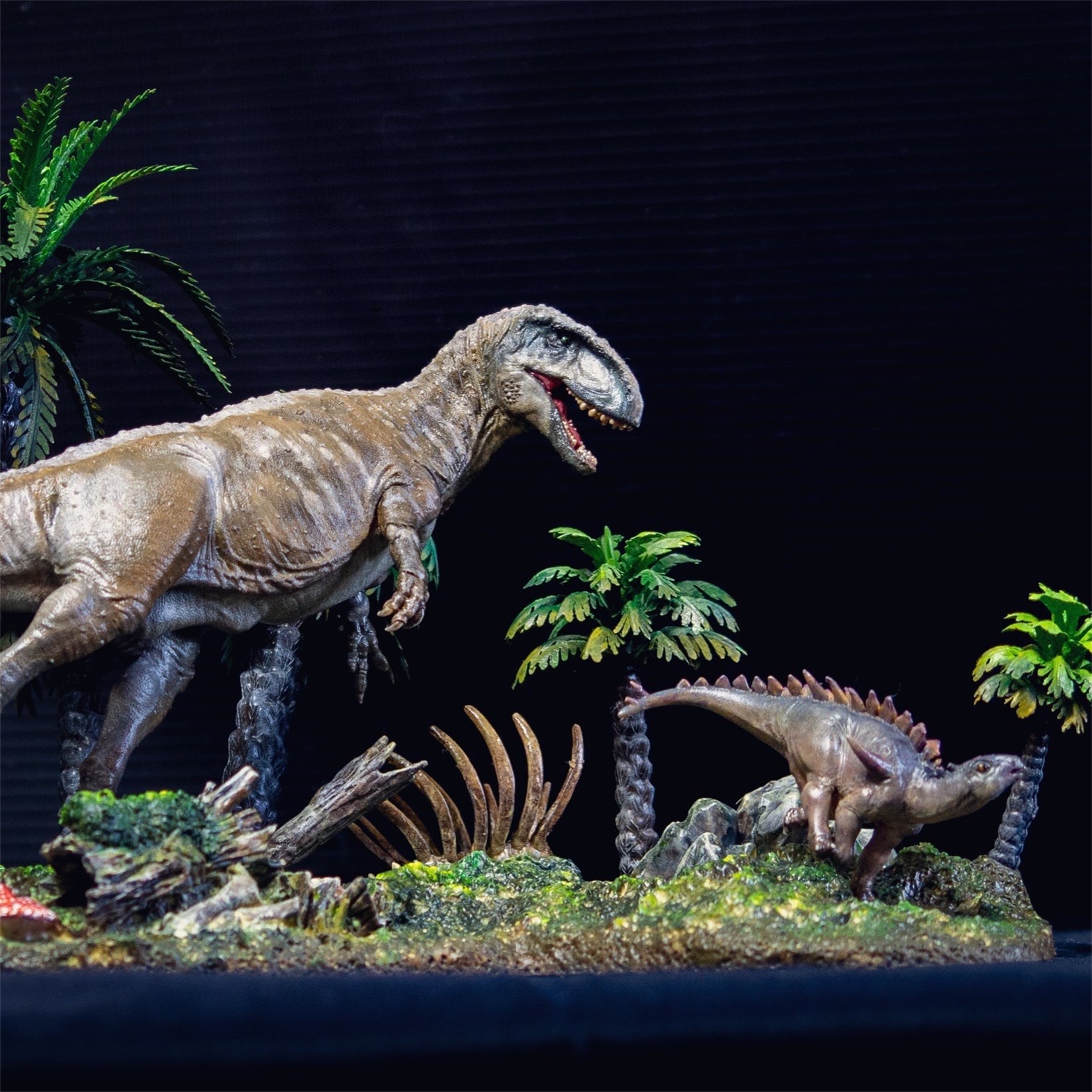 PASSION CHARGER Sinraptor Hepingensis & Gigantspinosaurus Juveniles Model