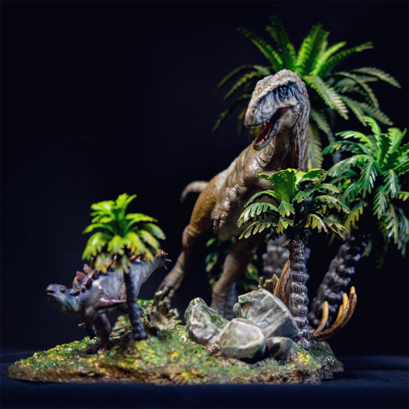 PASSION CHARGER Sinraptor Hepingensis & Gigantspinosaurus Juveniles Model