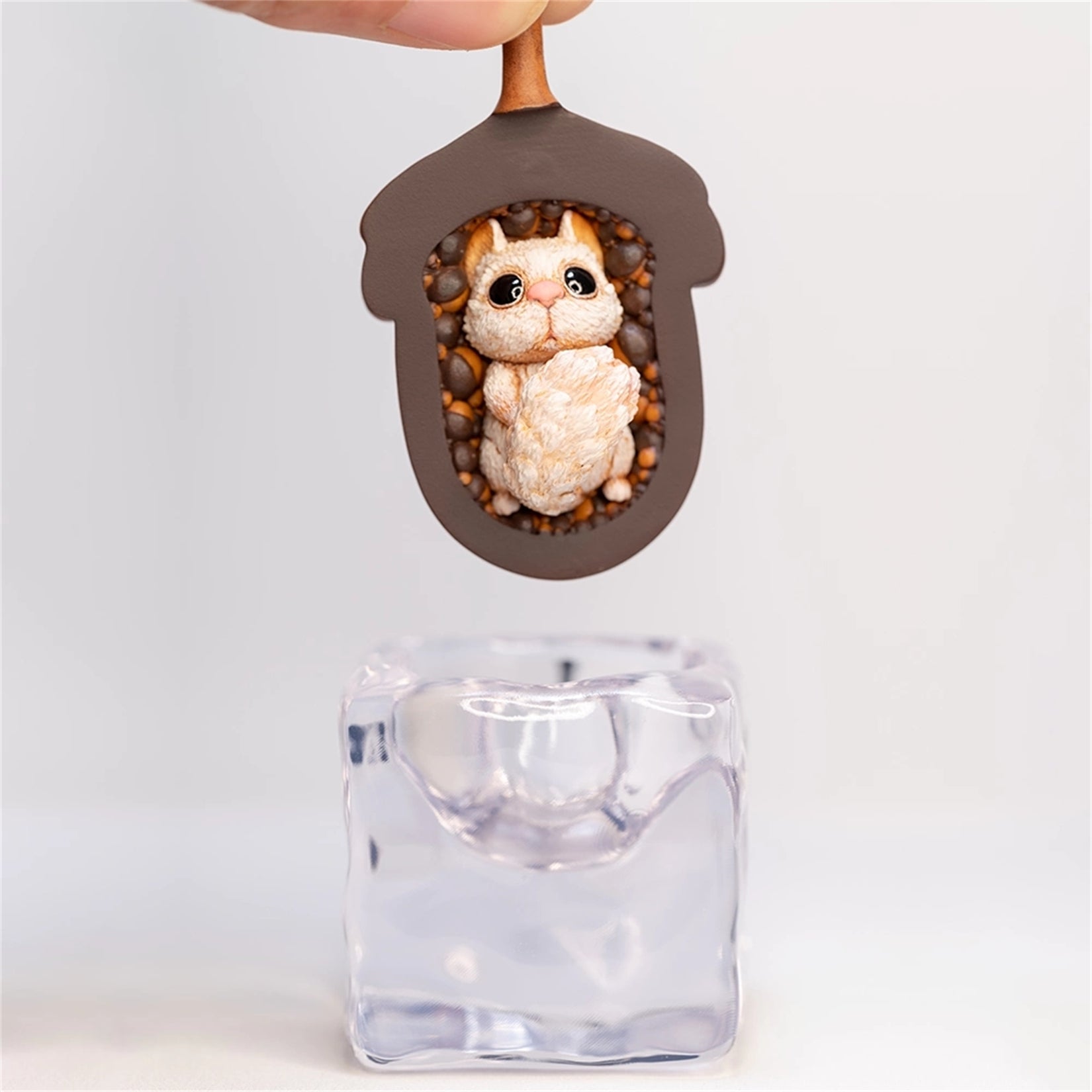 Squirrel in an Acorn Winter Edition Figure