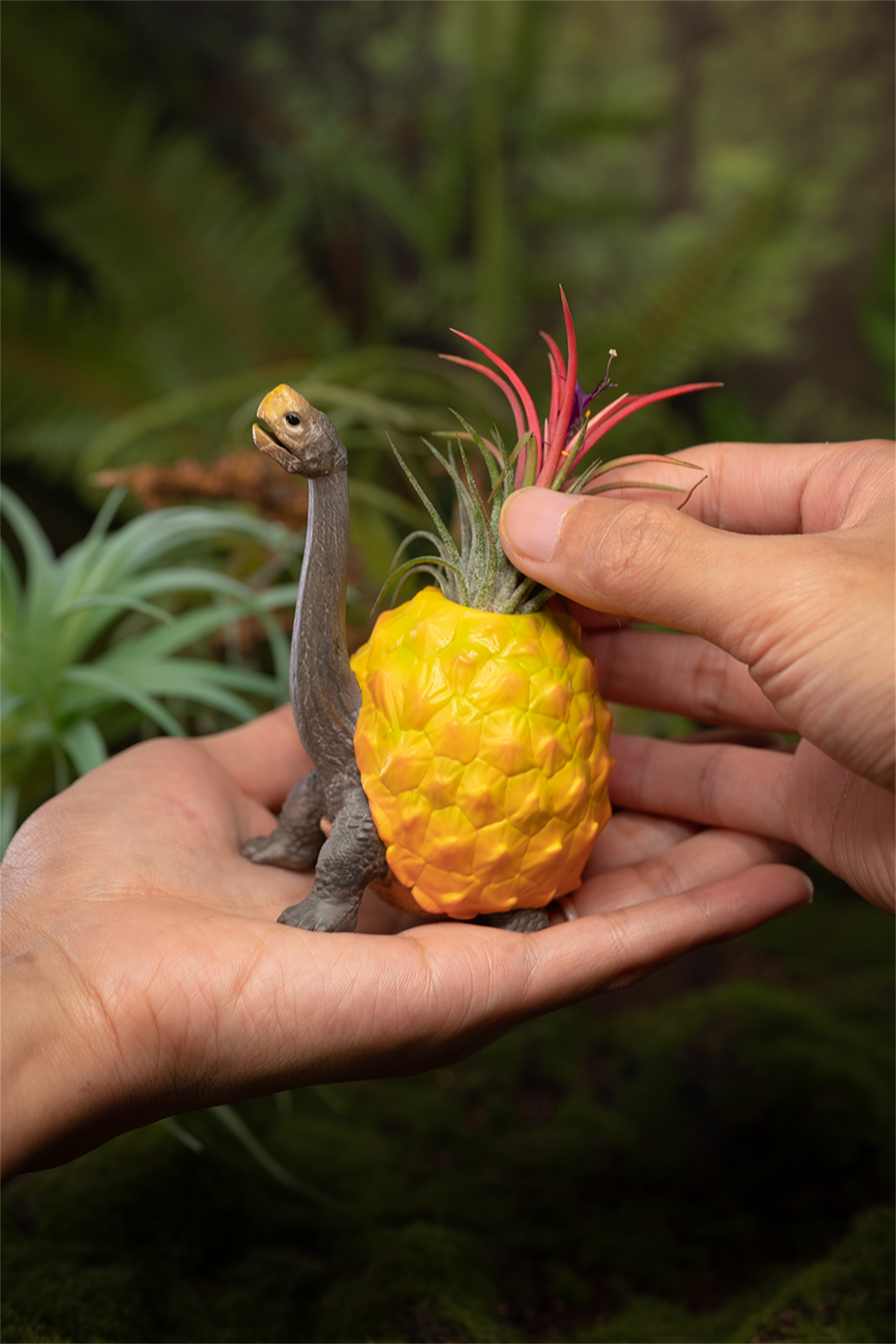 Pineapple Turtle Fruit Animal Decorative Figurine