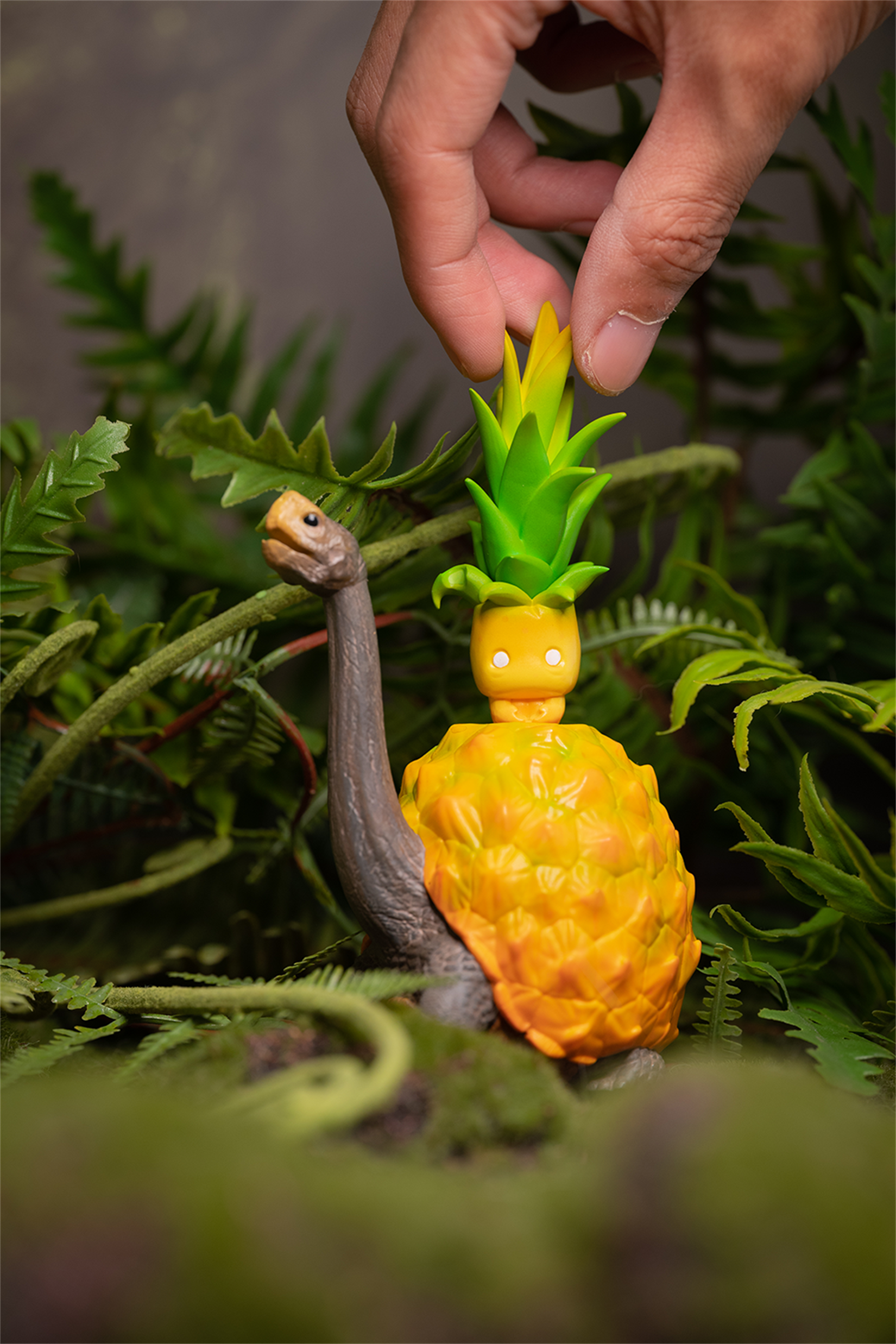 Pineapple Turtle Fruit Animal Decorative Figurine