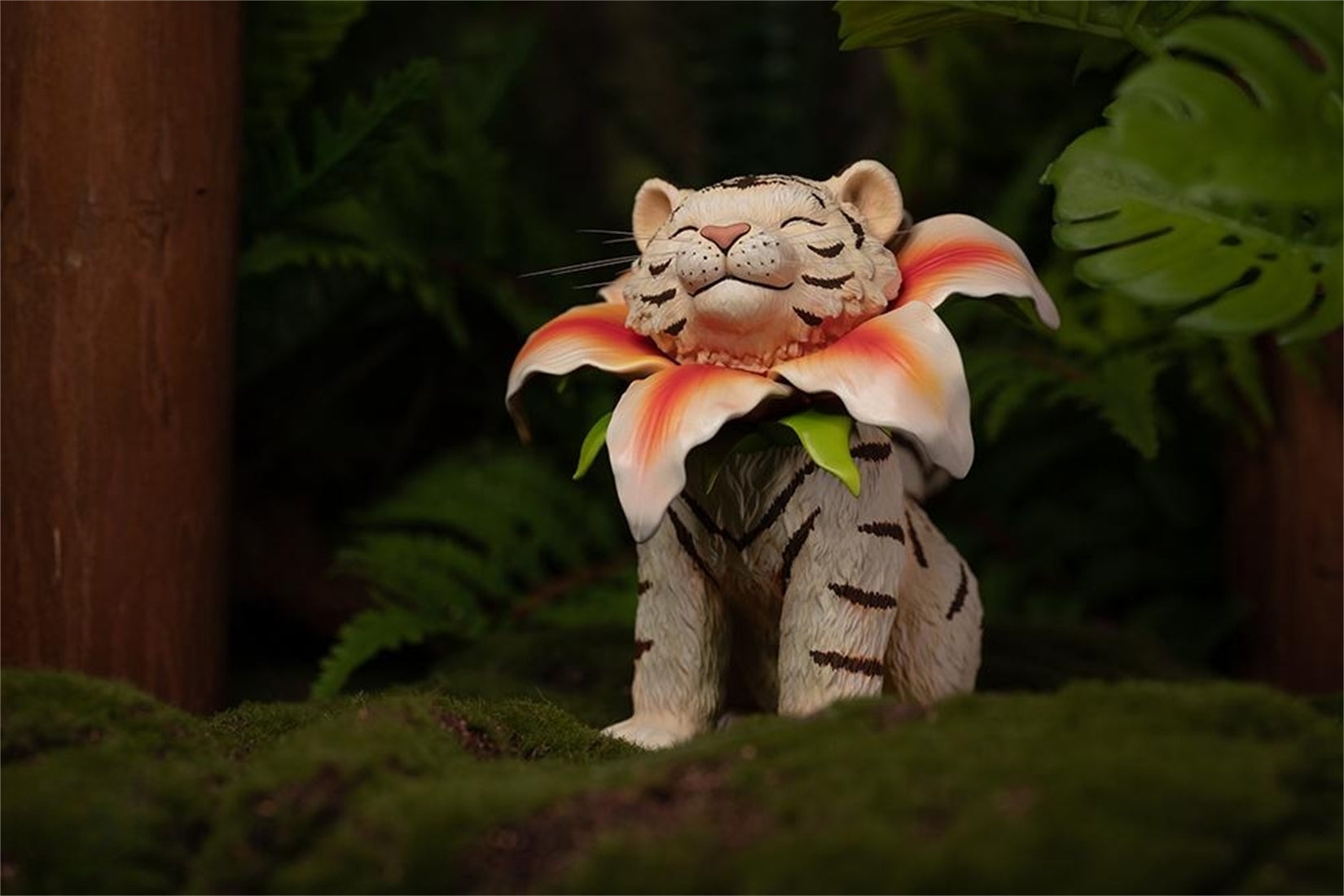 Cute Lily White Tiger Plus Edition