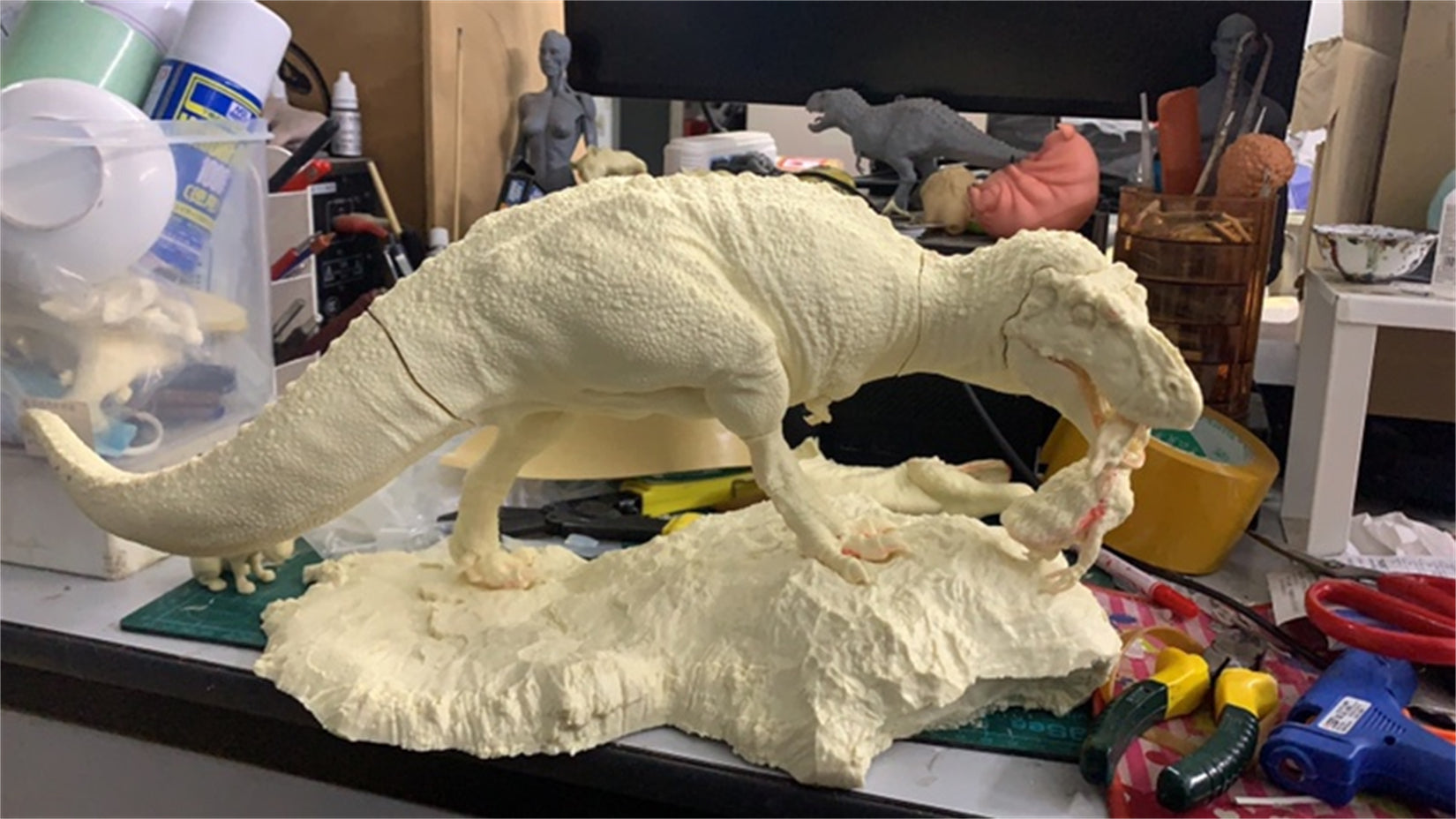 PASSION CHARGER 1/20 Tarbosaurus vs Therizinosaurus GK Modell