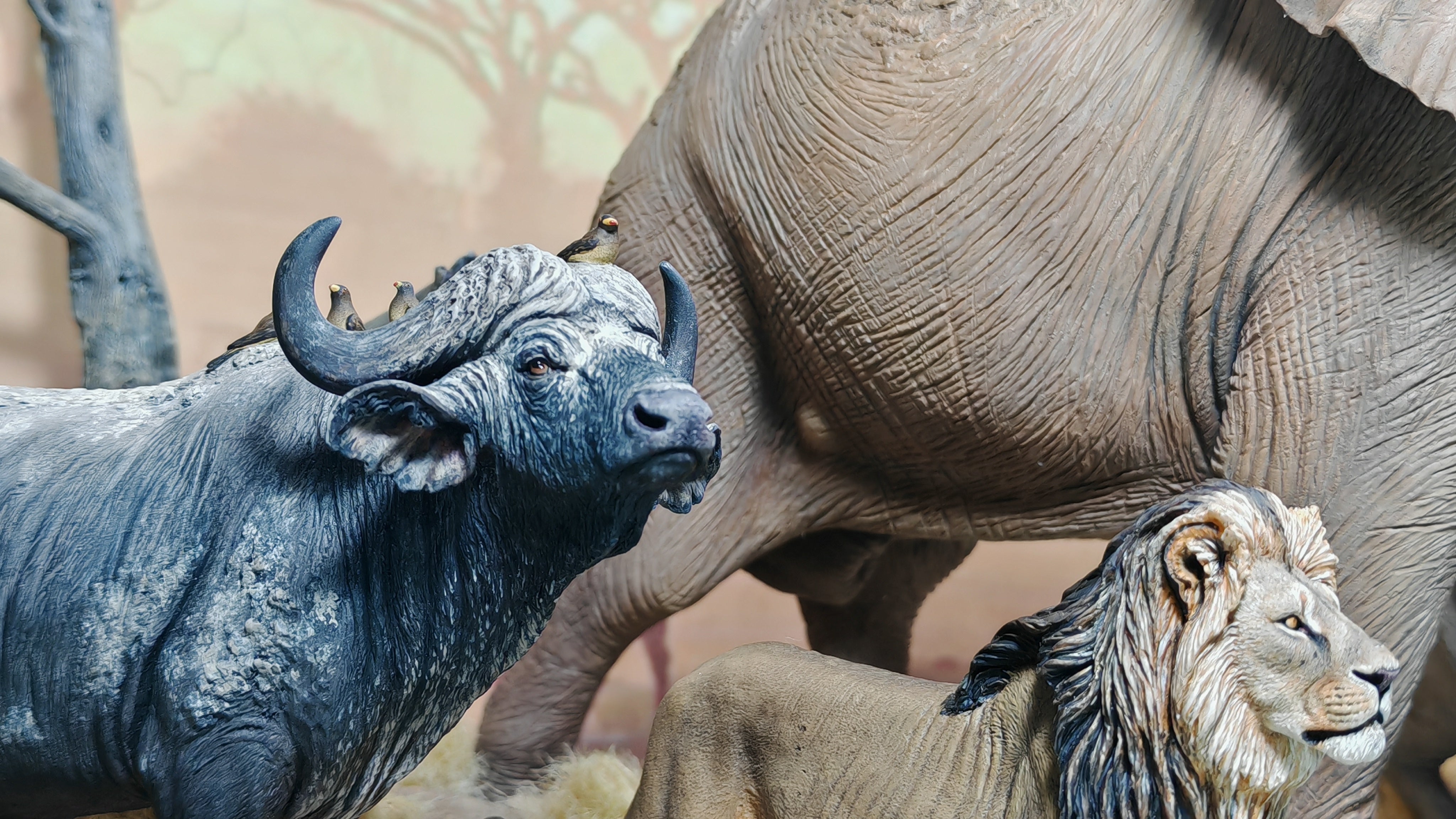 African Grand Scene Model