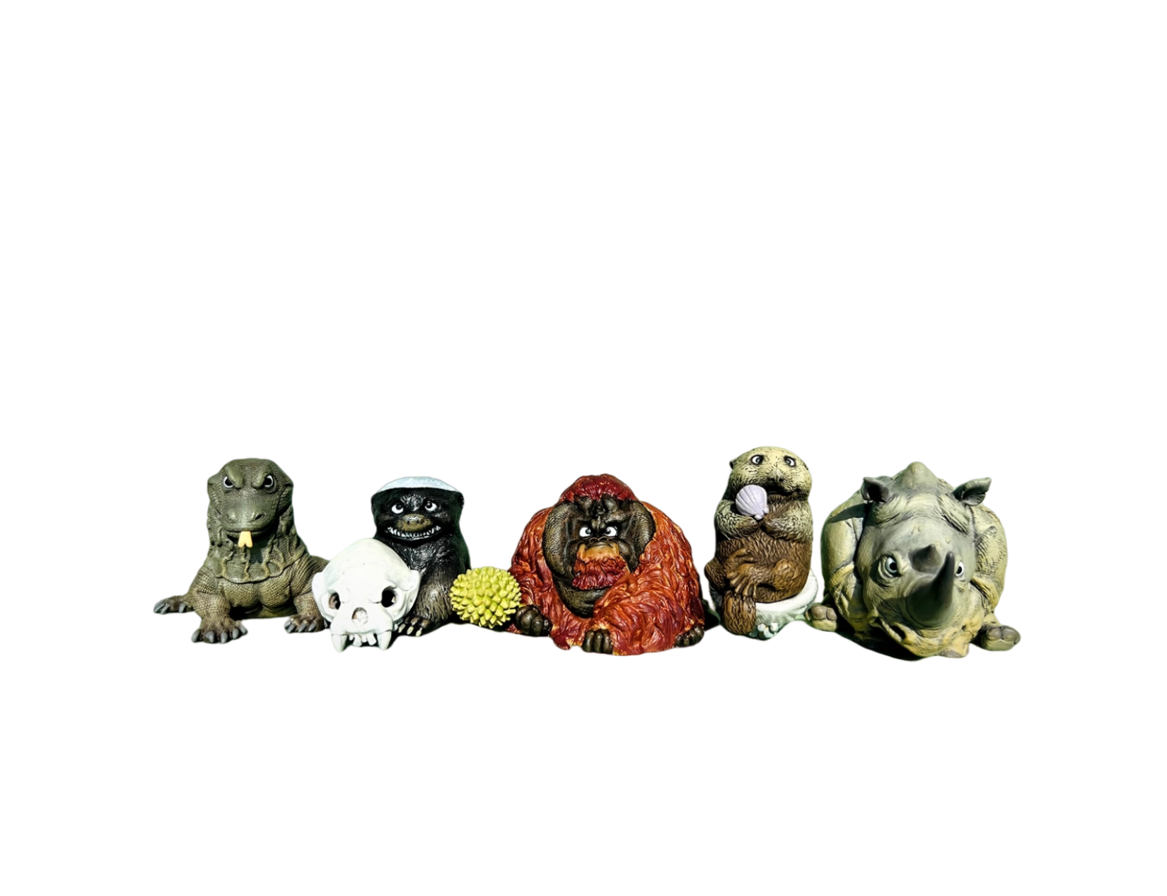 PVC Animal Figure Decor Rhinoceros Model Collector