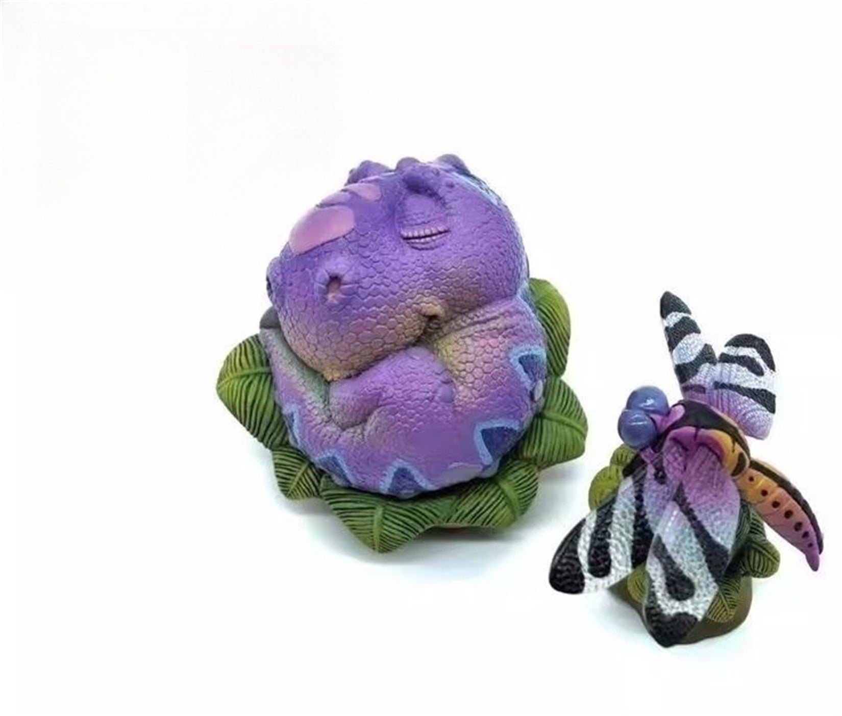 Sleeping Dinosaur Model Resin Scene Decor