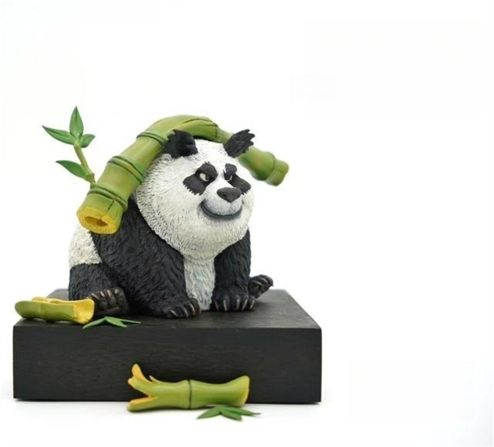 Panda and Bamboo Scene Model