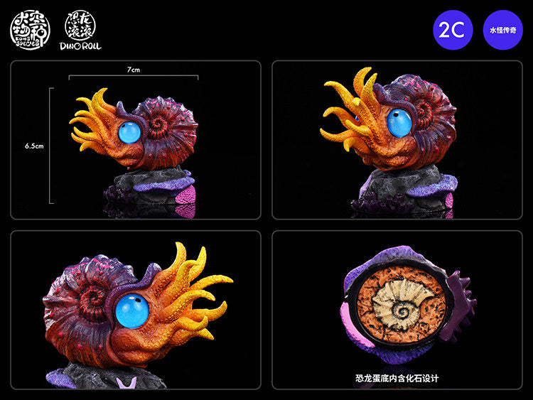 Dino Roll Water Monster Legend Series 02 Model