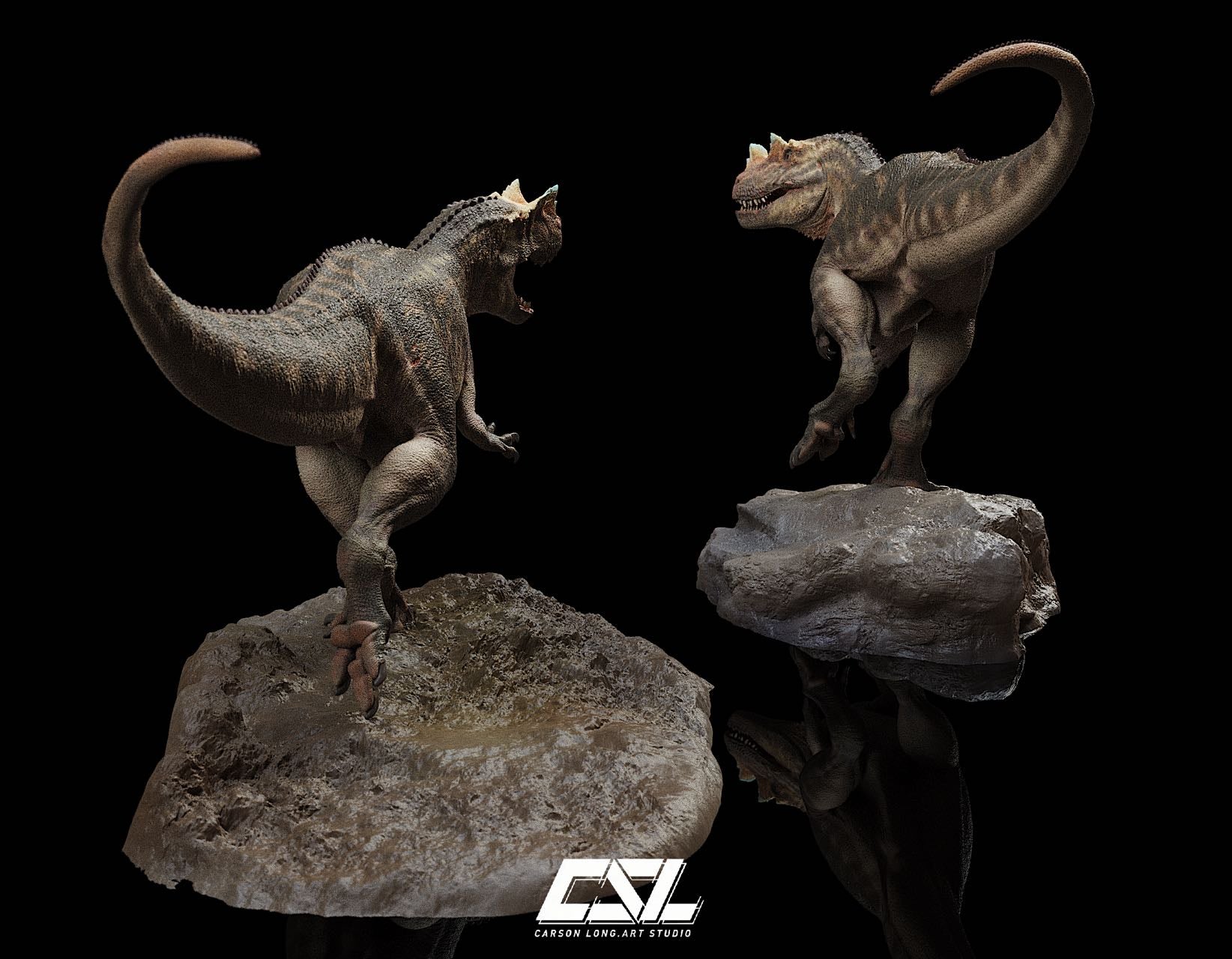 Carson Long STUDIO Ceratosaurus dentisulcatus Model