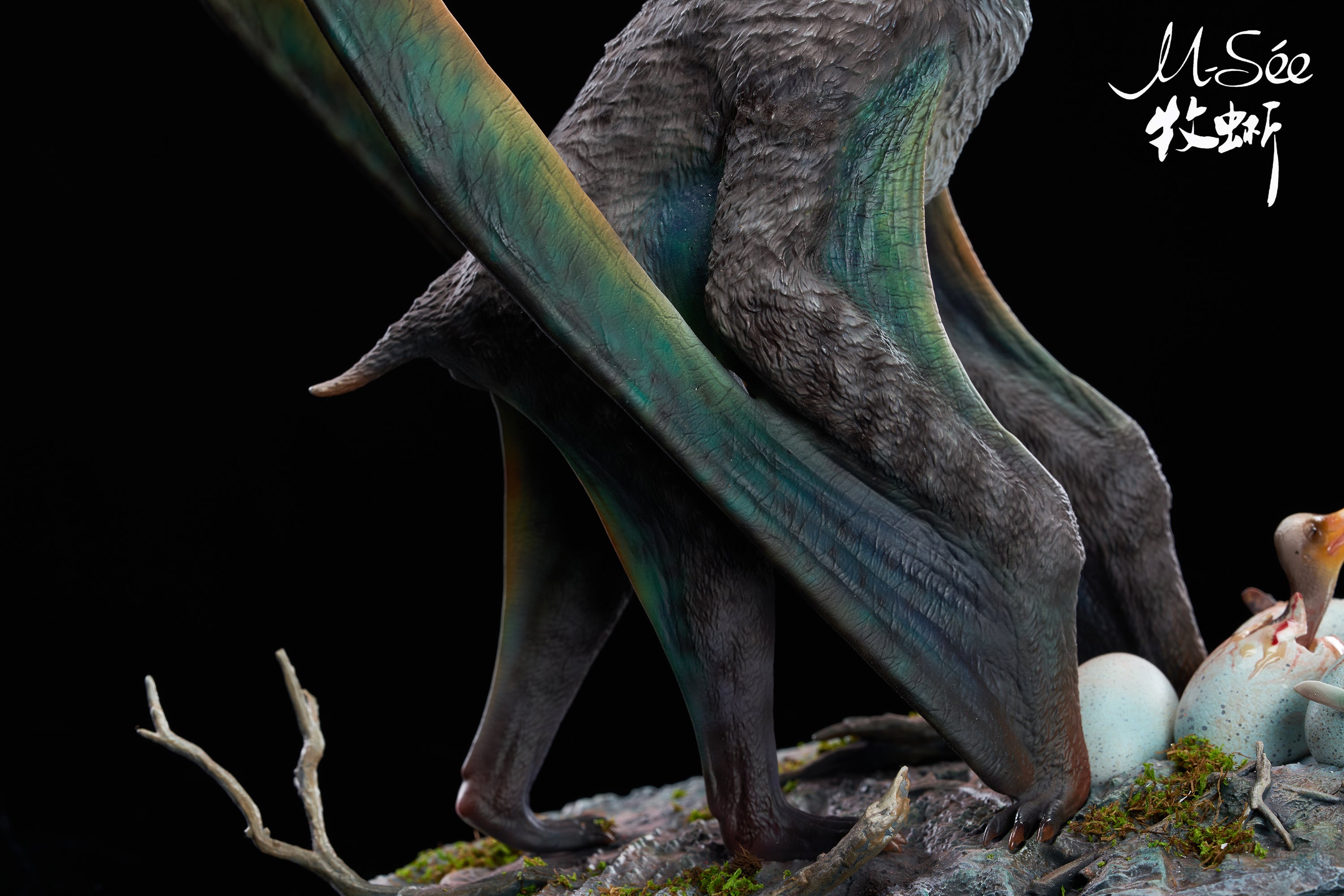 MuSee Studio 1/6 Scale Ornithocheirus Family Diorama Model