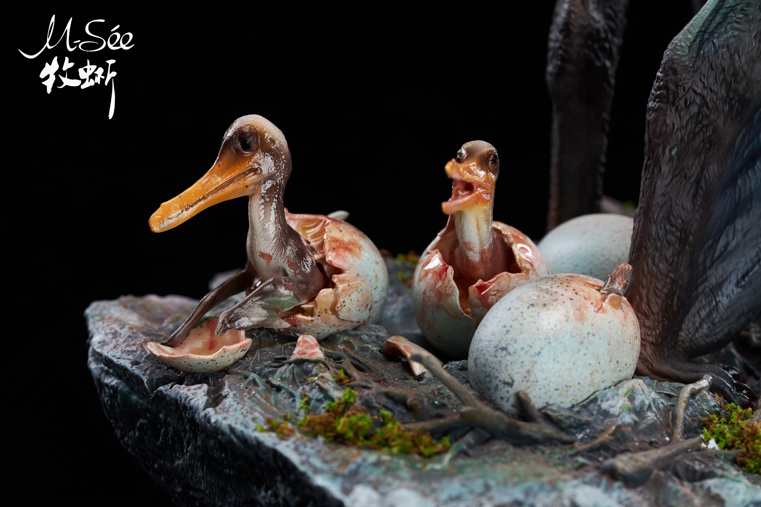 MuSee Studio 1/6 Scale Ornithocheirus Family Diorama Model