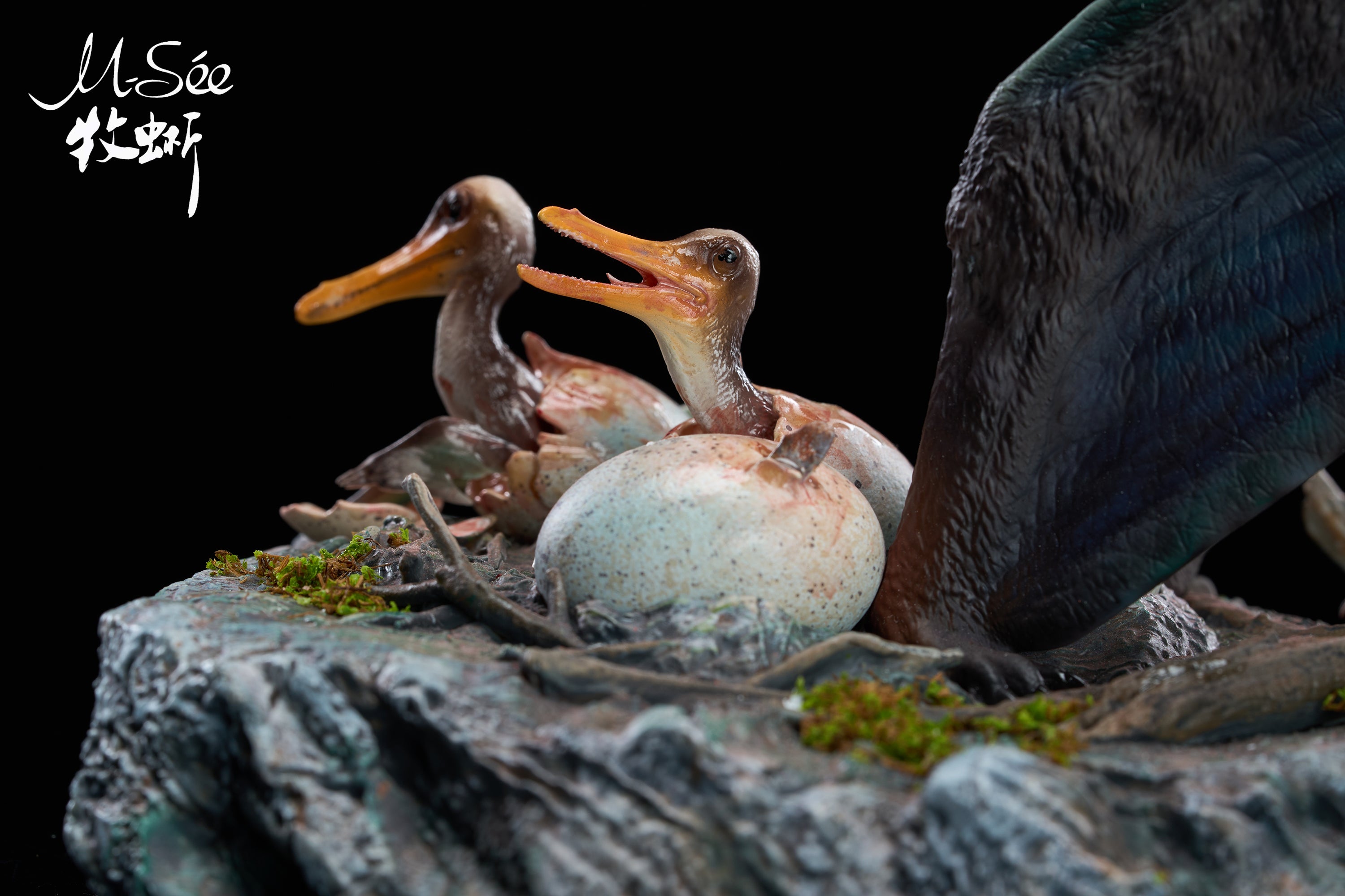 MuSee Studio 1/6 Scale Ornithocheirus Family Diorama Model