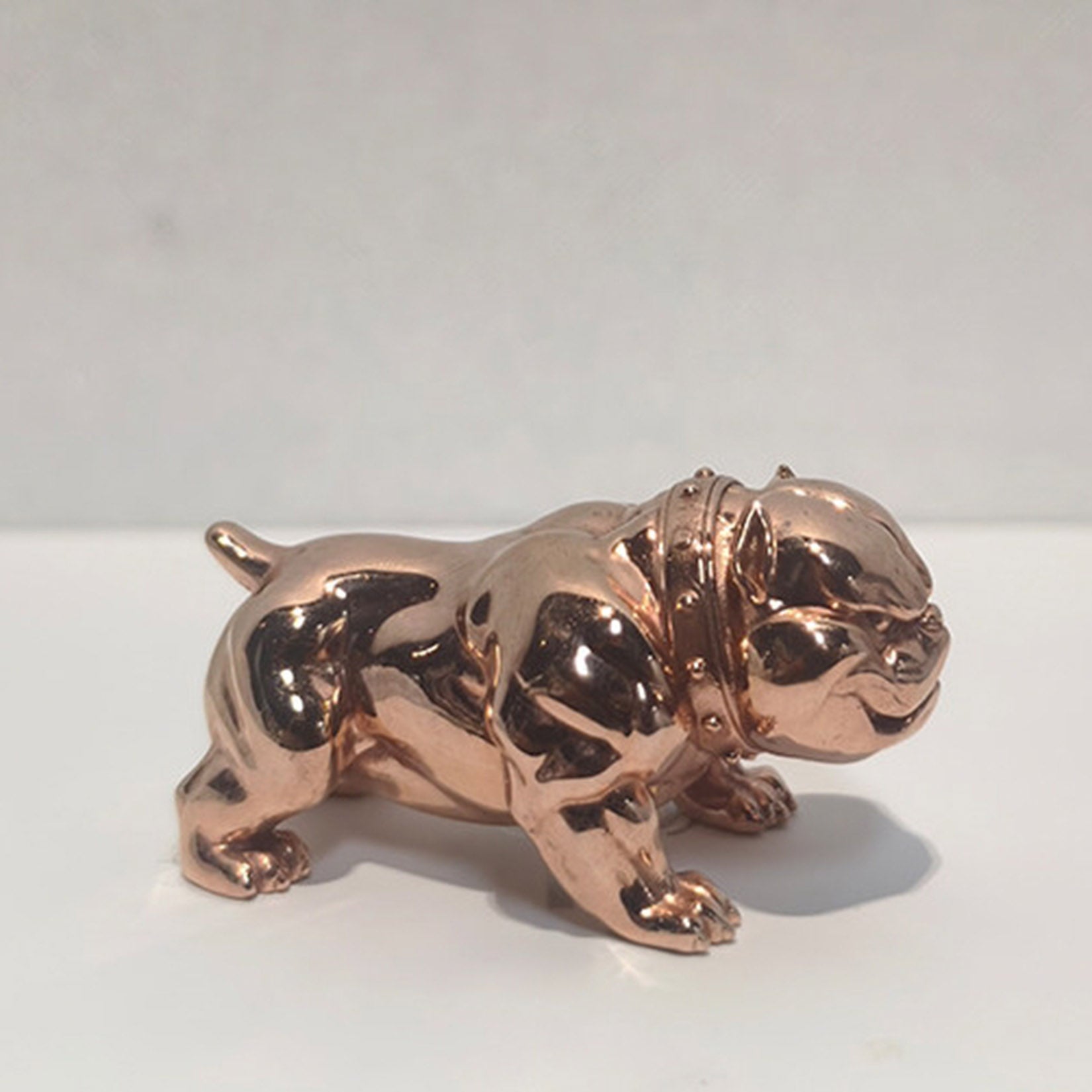 Pure Copper Fierce Guard Dog Figurine Animal Ornament Home Decor