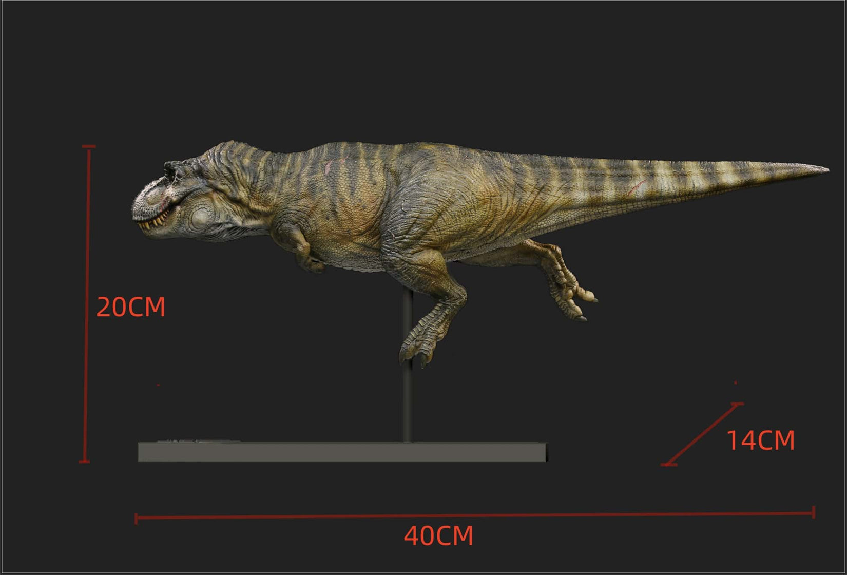 DINO DREAM 1:30 Scale JW4 Rebirth Tyrannosaurus Rex Swim Ver Model