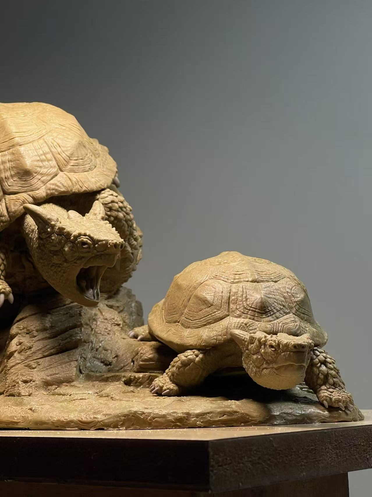 Sensen 1:10 Scale Meiolania platyceps Scene Model