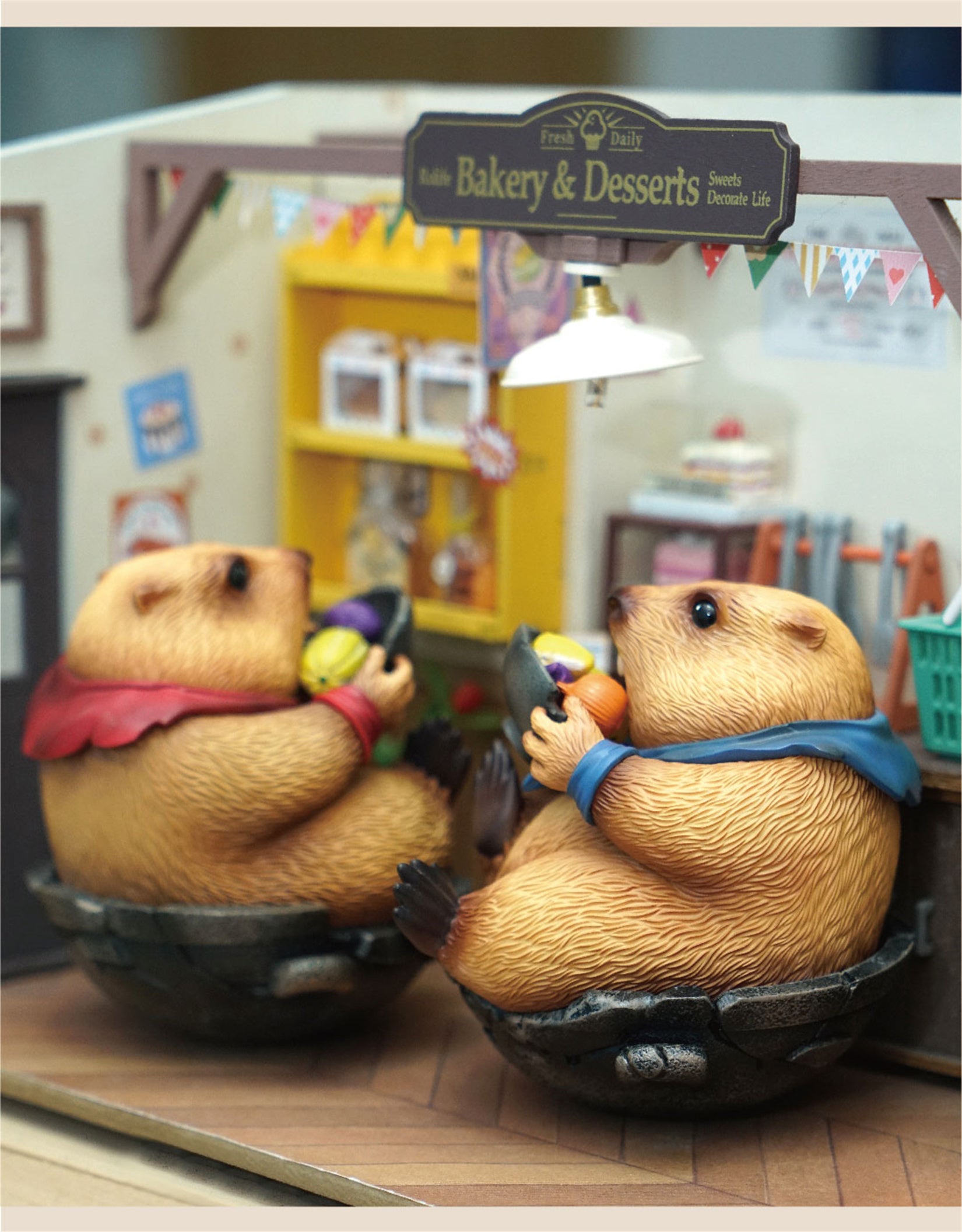 Marmots Model Resin Figure