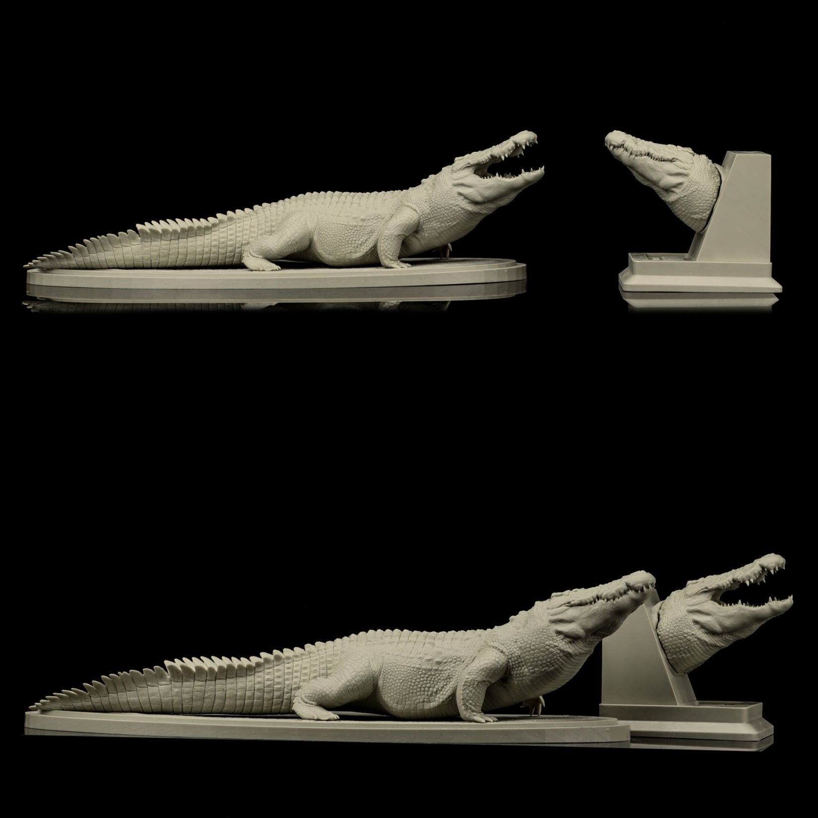 Das Crocs Man Studio Krokodil-Utan-Modell