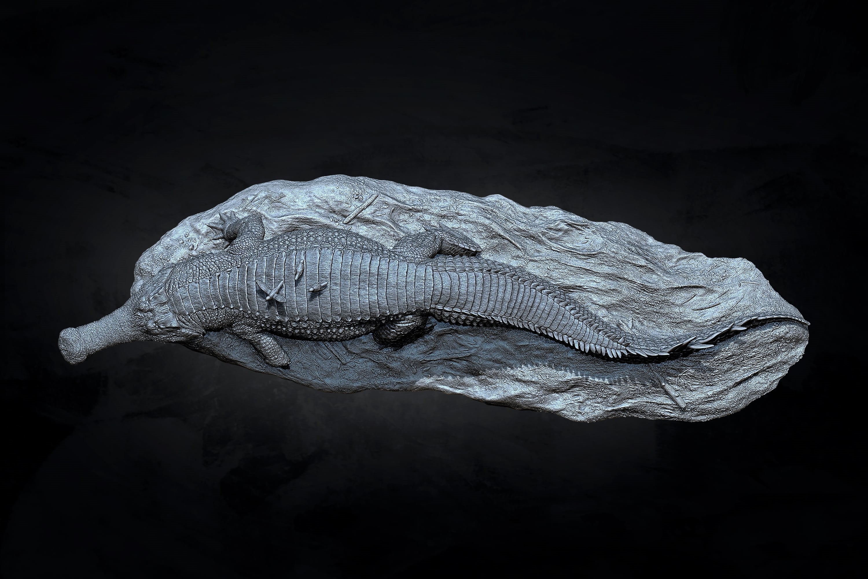 Anningpale 1:18 Scale Sarcosuchus imperator Model