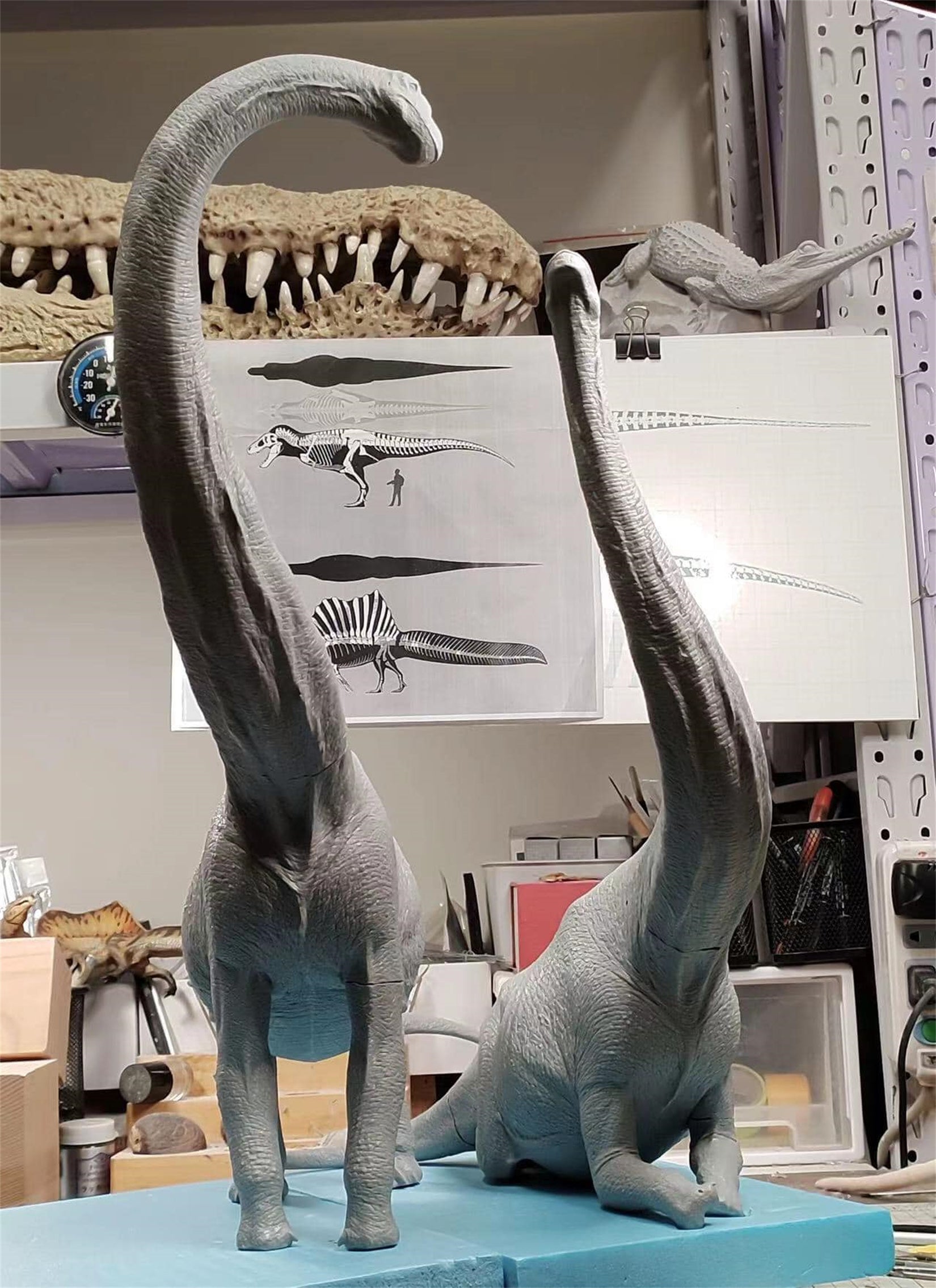 Tison Zhang 1/24 Scale Giraffatitan Scene Model