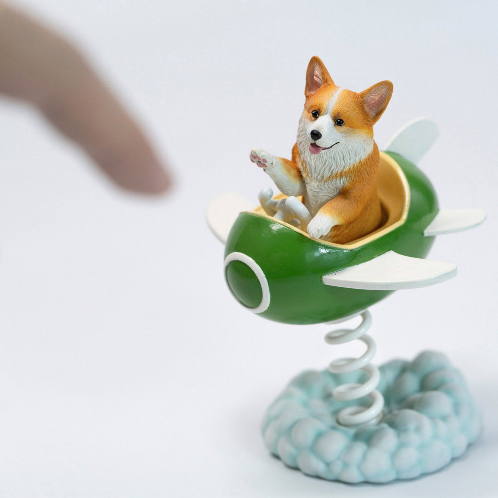 JXK Studio Flying Corgi Wobbler Model
