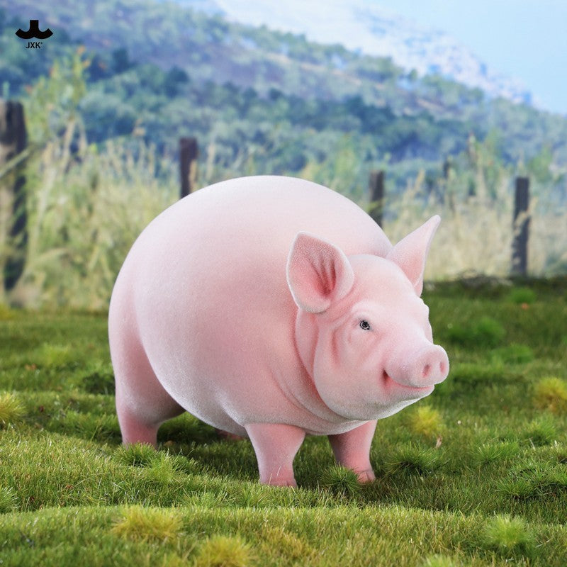 JXK Plump and Round Fat Pig Model