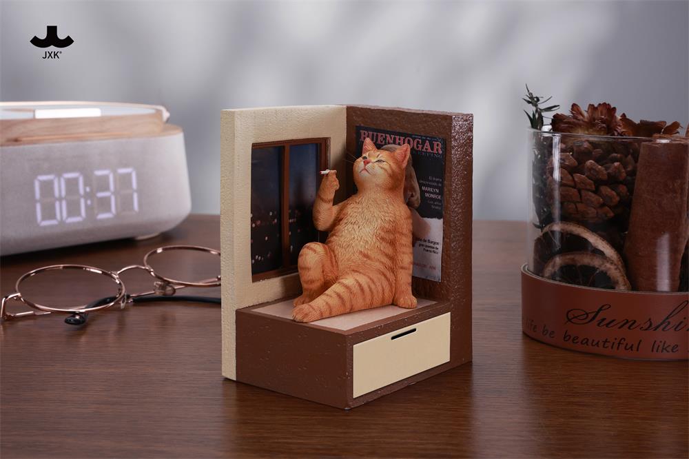 JXK Cat at the Windowsill Model