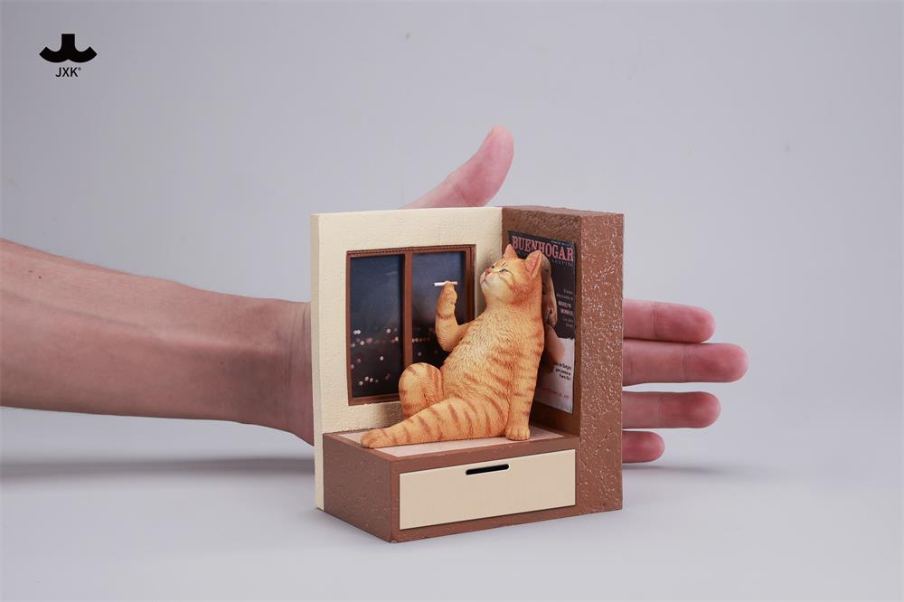 JXK Cat at the Windowsill Model