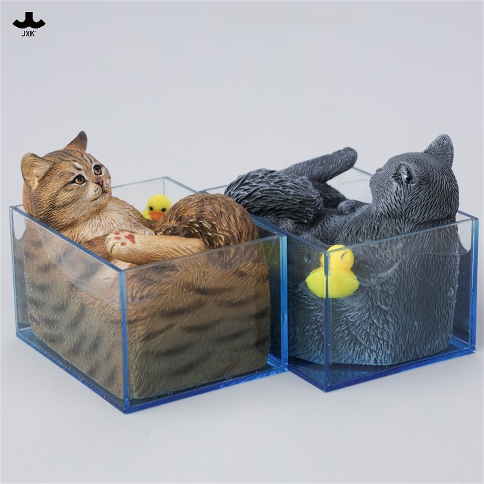 JXK Bubble Bath Cats Model