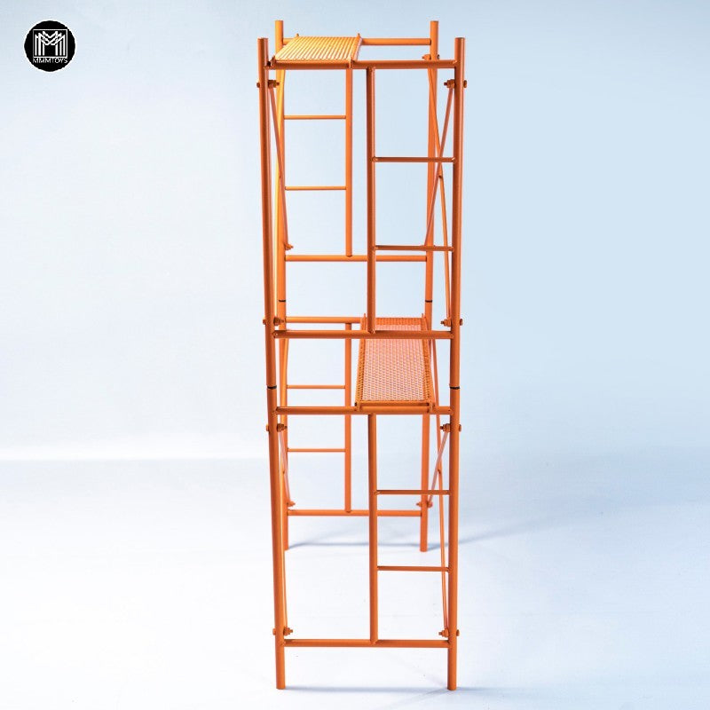 MMMTOYS Orange Scaffolding Scene Decoration