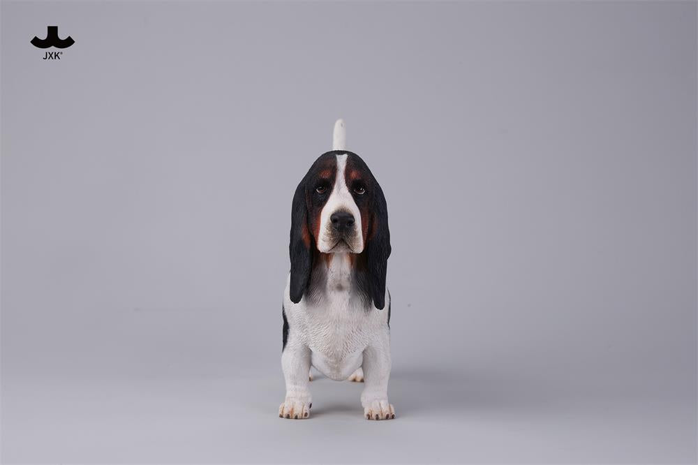 JXK Basset Hound Dog Model Animal Figure