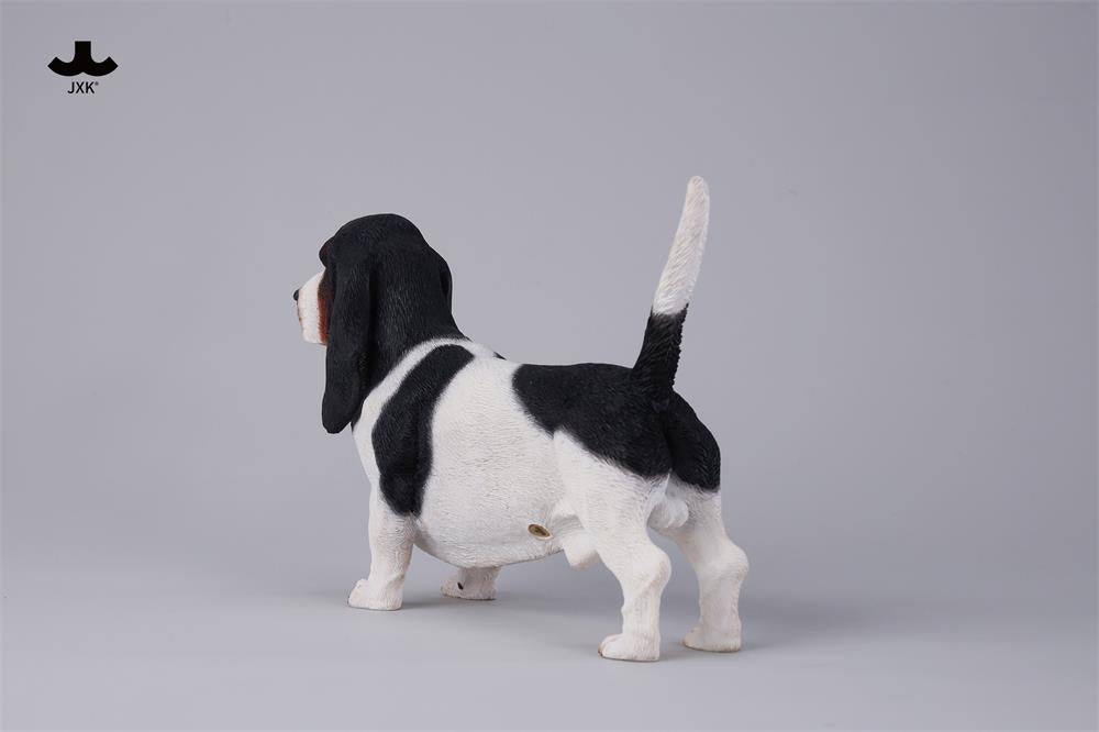 JXK Basset Hound Dog Model Animal Figure